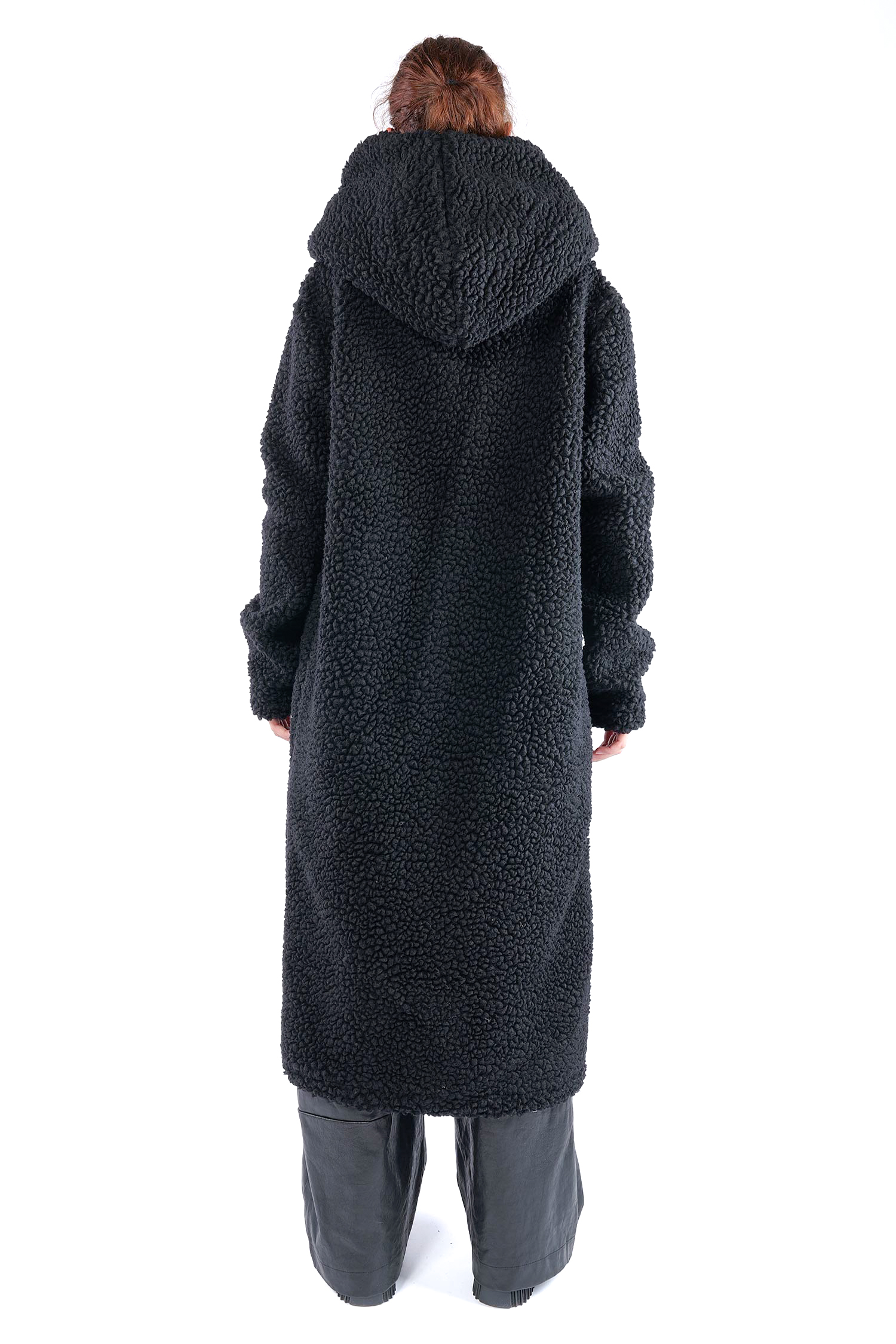 Kuscheliger Mantel - Schwarz - W206