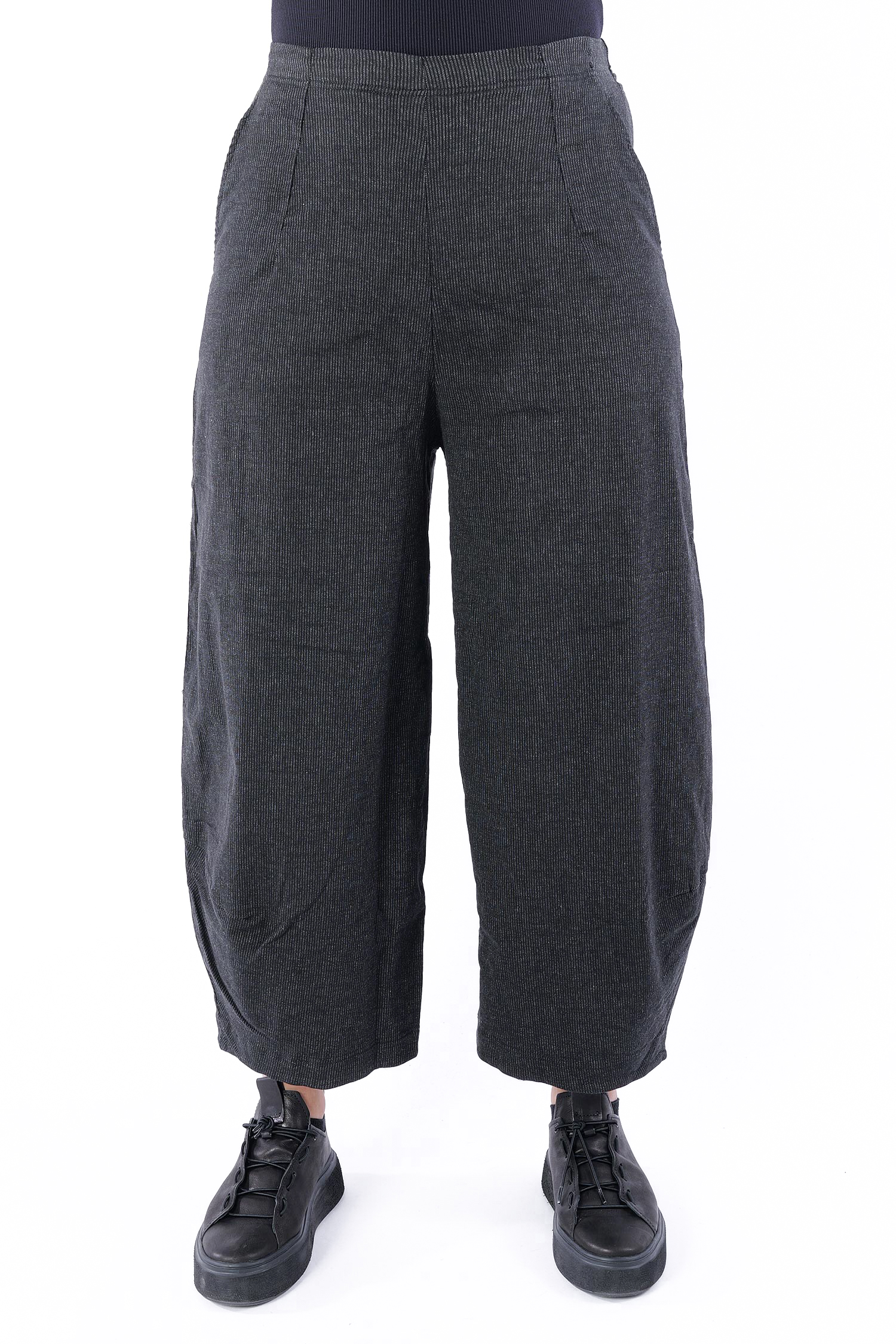 Tulpige Nadelstreifenhose - Black stripe - 2253410107