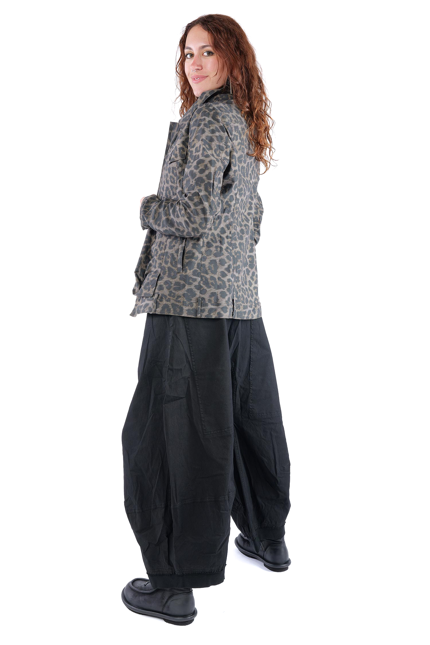 Superstretch-Jacke - Leo black cloud - 2261391102