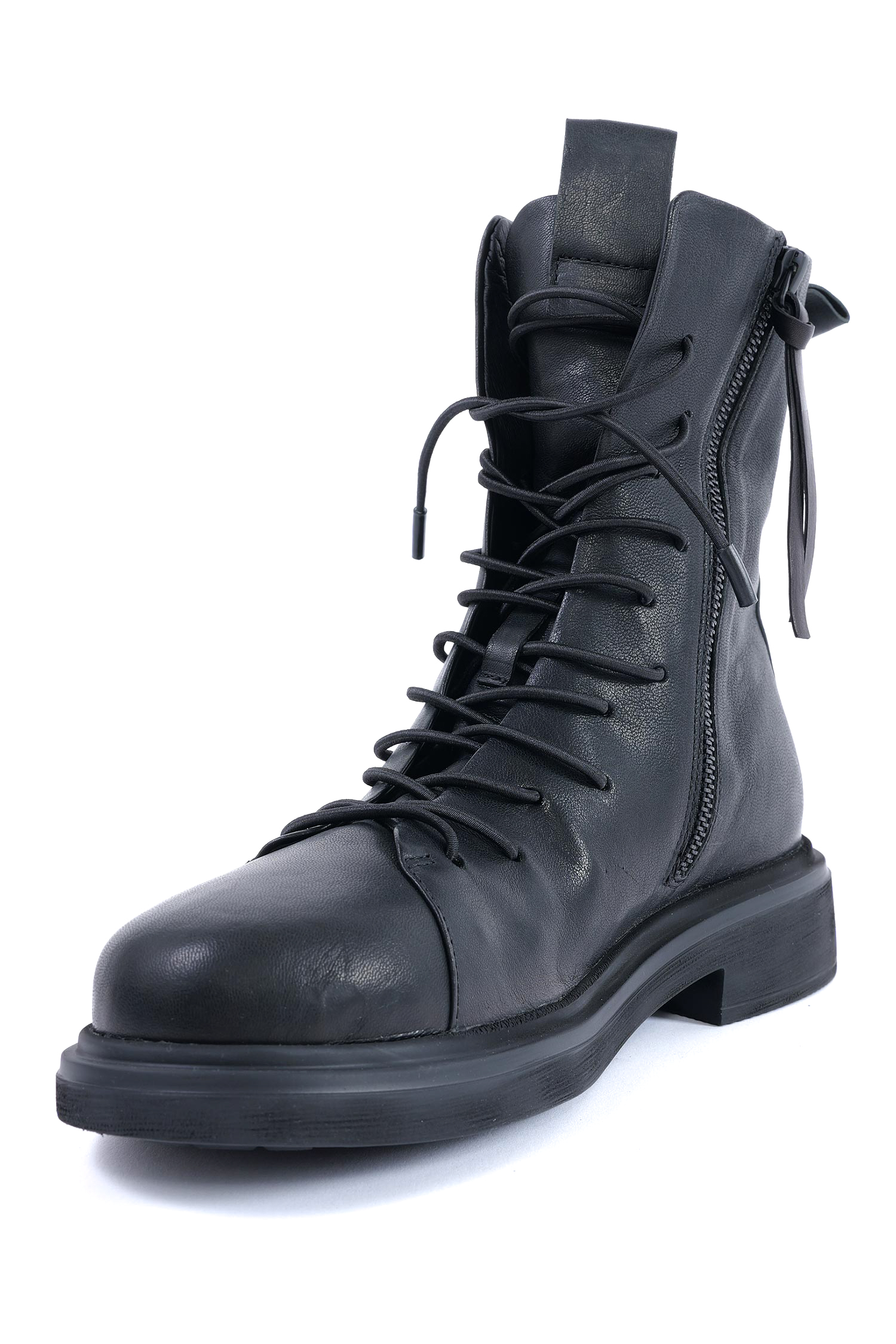 Lederstiefel - Schwarz - The Coacher