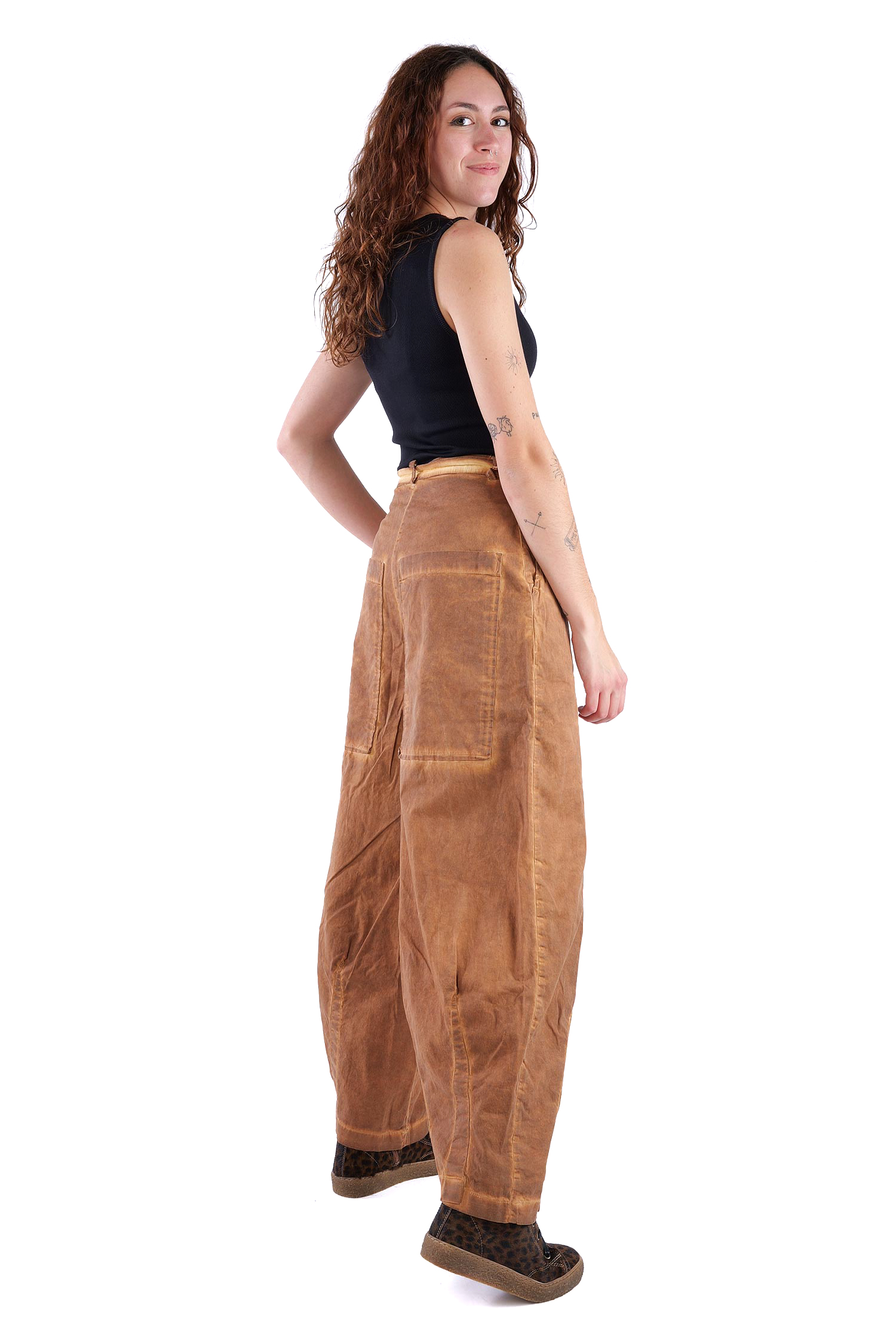 Weite tulpige Hose - Bronze cloud - 2263500116