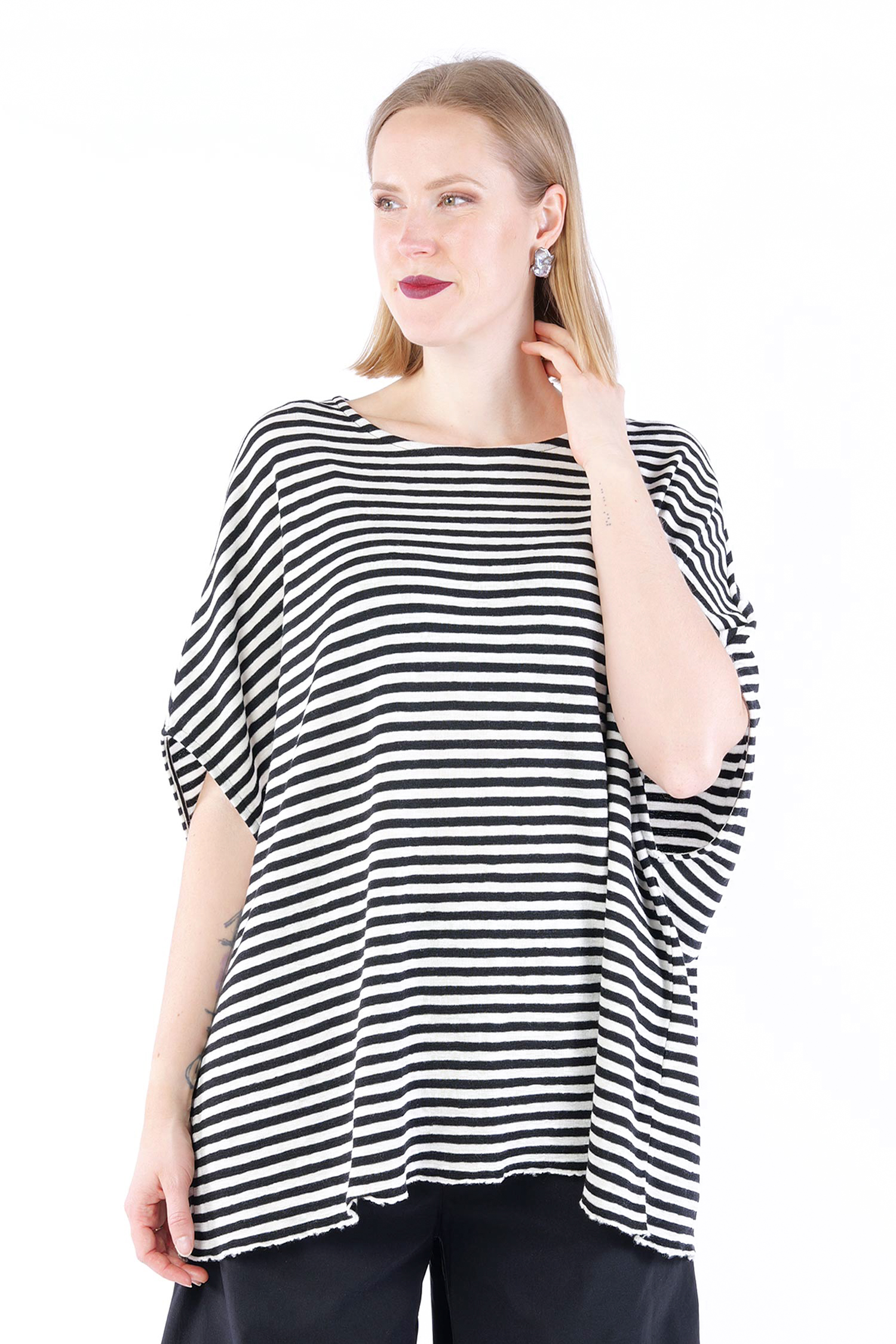 Merino Shirt - White-Black - 2004