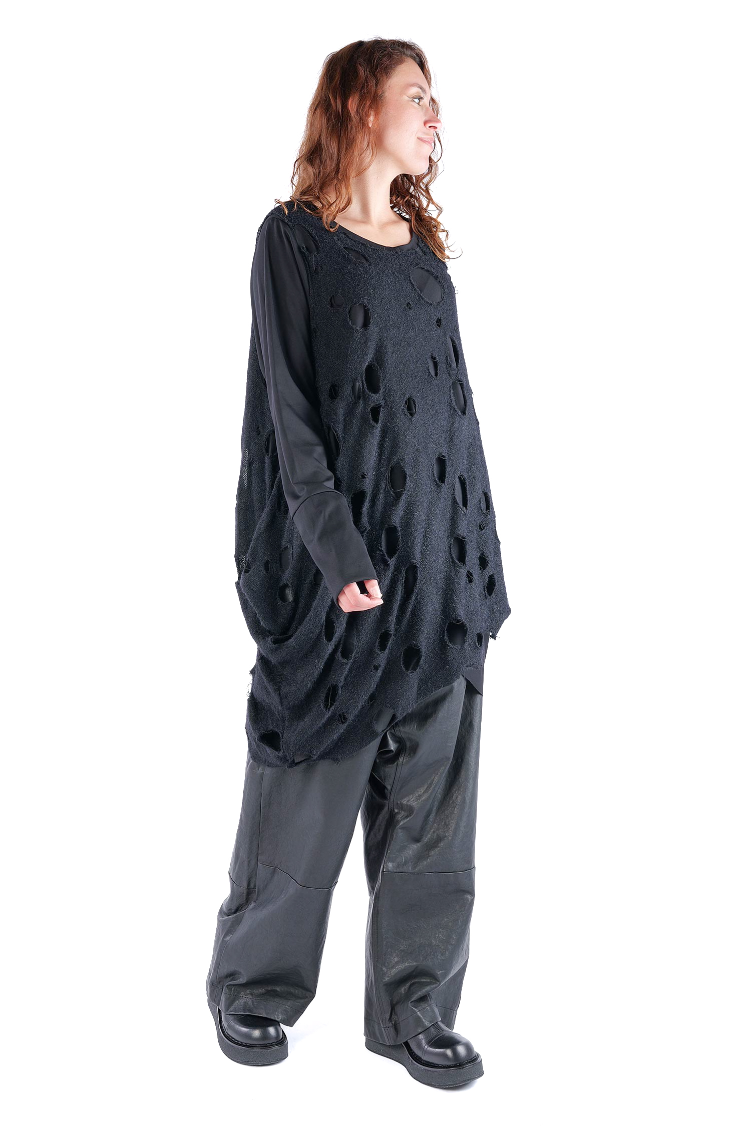Oversize Pullover - Schwarz - J.Arwen