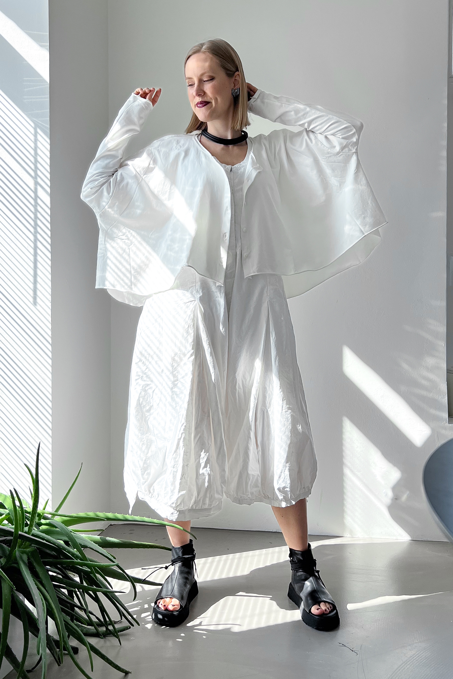 Oversize Jacket - Schnee - Soulviel