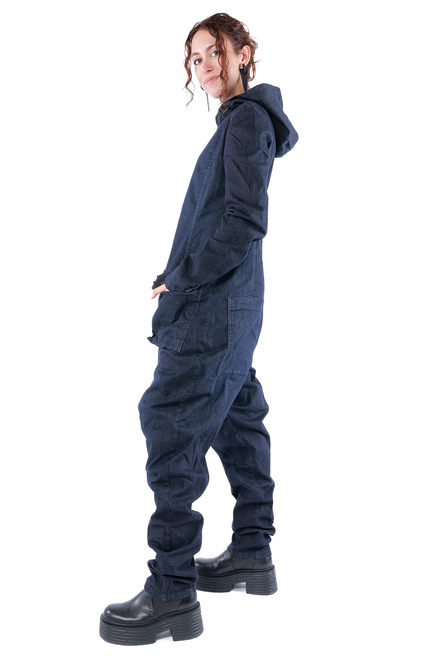 Jeansoverall - Darkblue - 10022