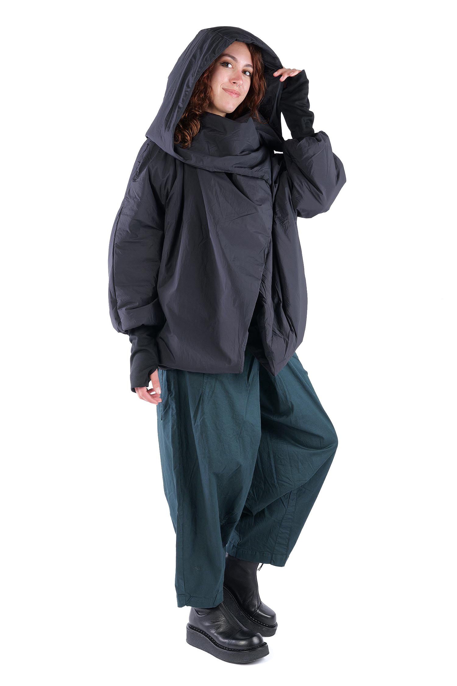 Leichte Winterjacke - Schwarz - SX116