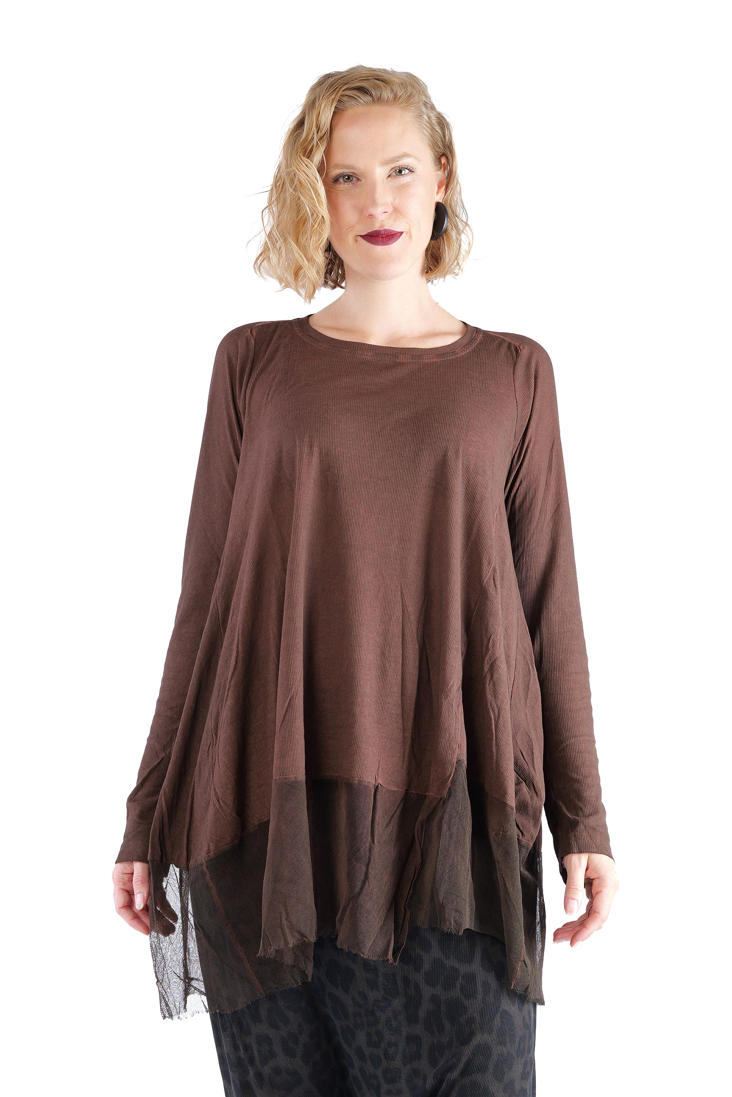 Rippjersey Tunika - Henna cloud - 2262340904