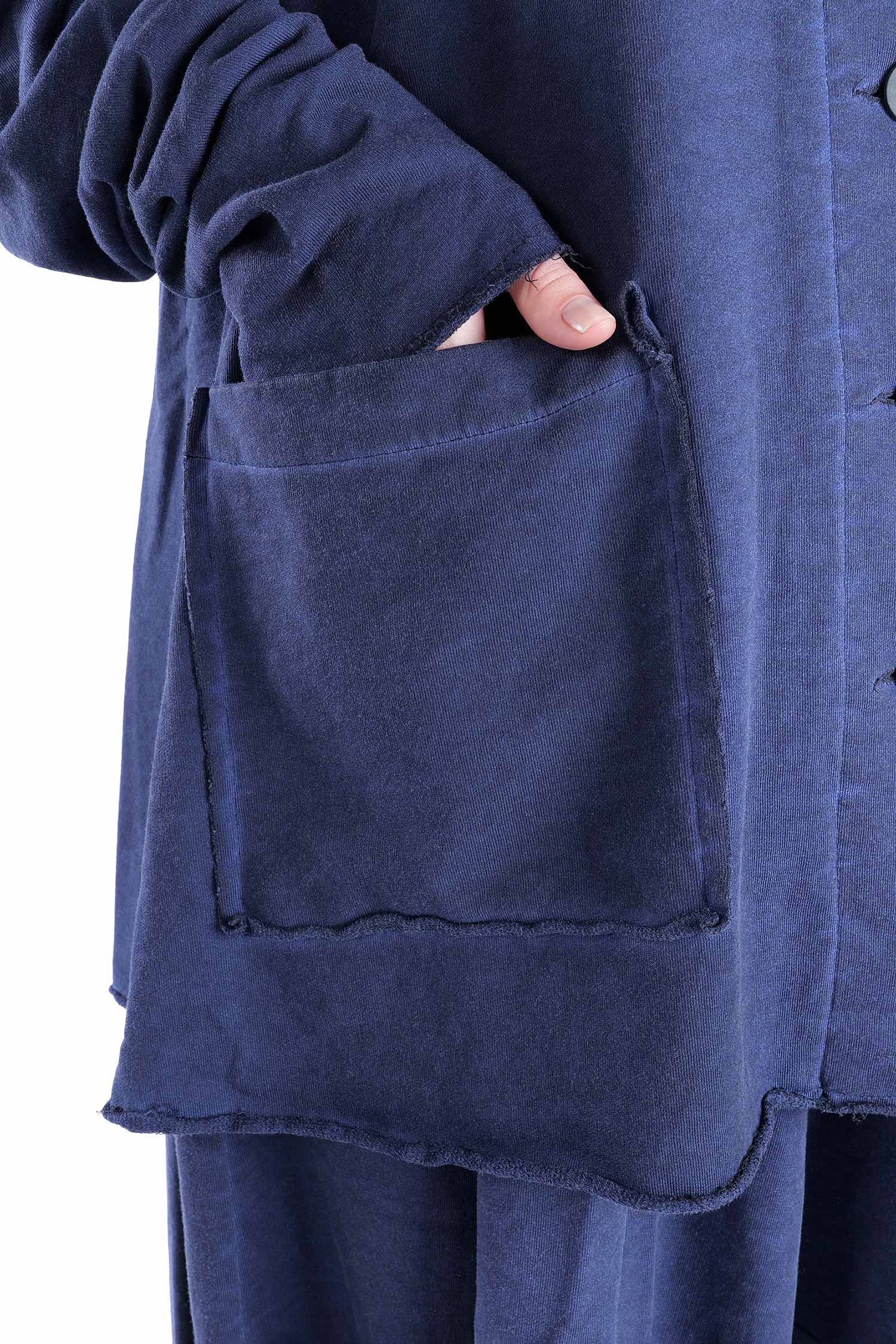 Oversize Sweatjacke - Ocean - 2129