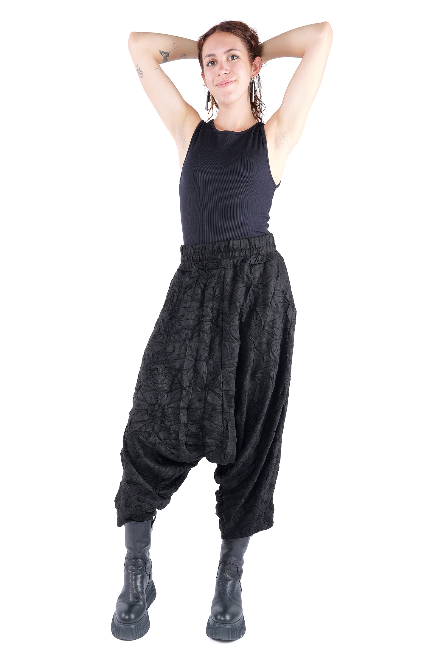 Harem pants - Black - M1341