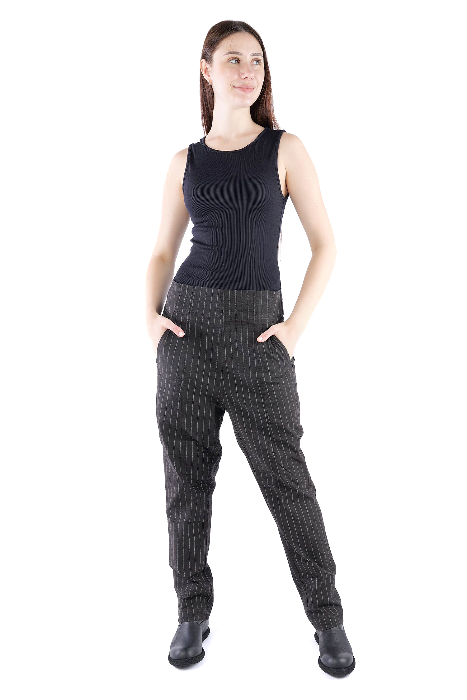 Legere Stretchhose - Umbra cloud stripe - 2261240103