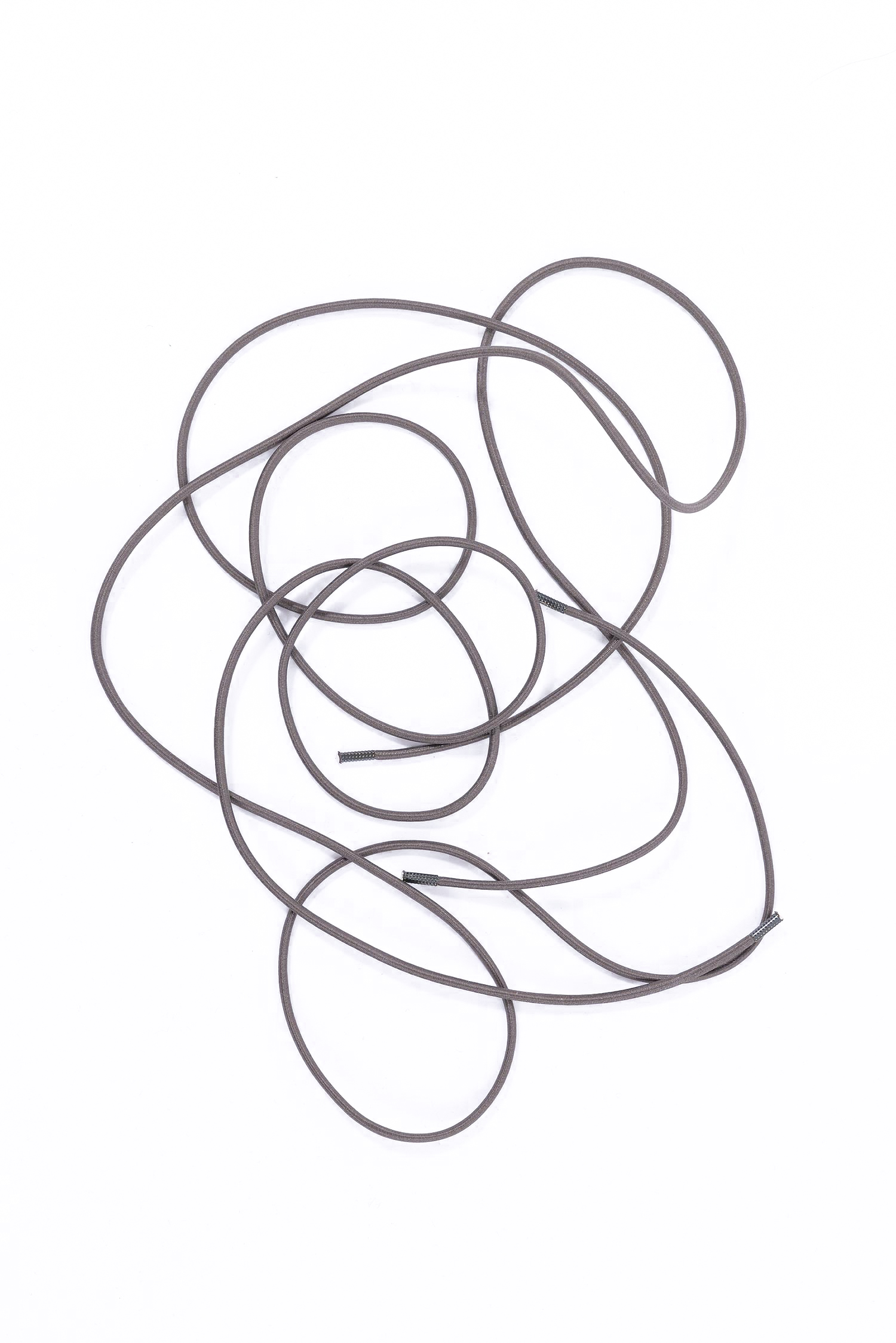 Elastische Schnürsenkel - 3mm - Warmes Grau