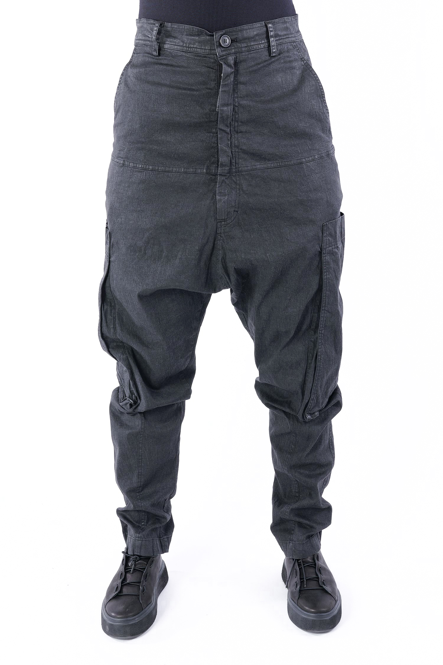 Beschichtete Jeanshose - Black gloss - 2251070103