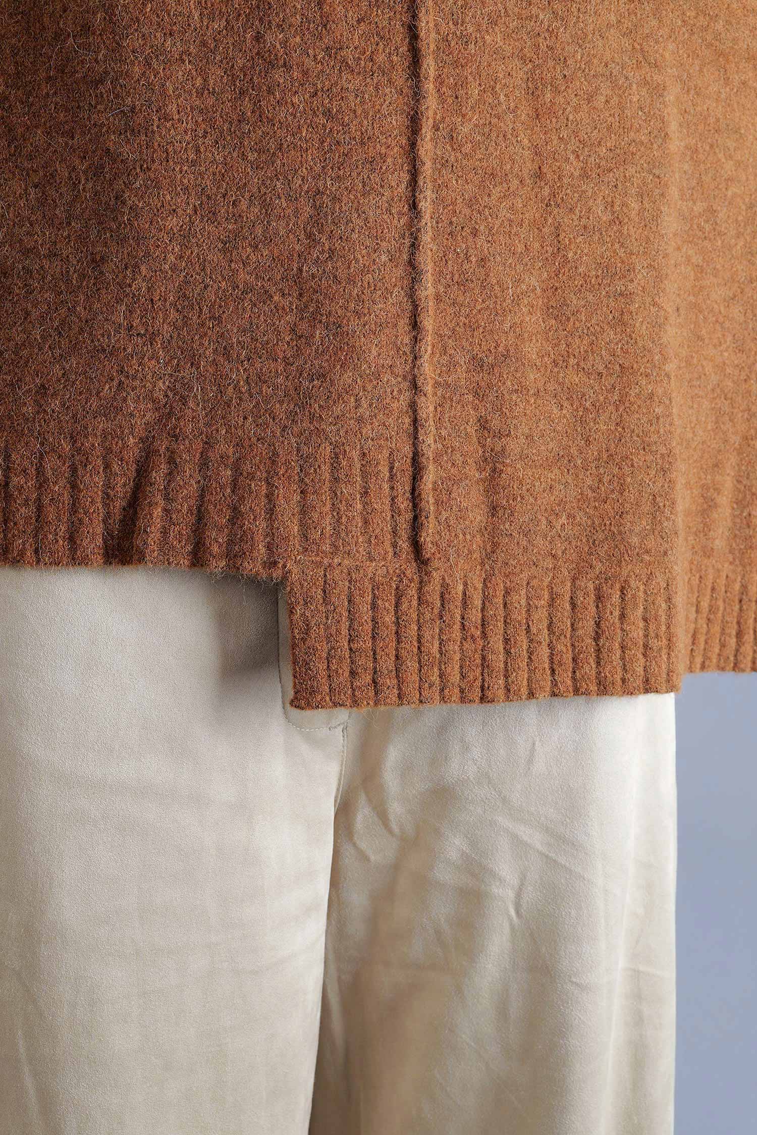 Strickpullover - Bronze melange - 2263310701