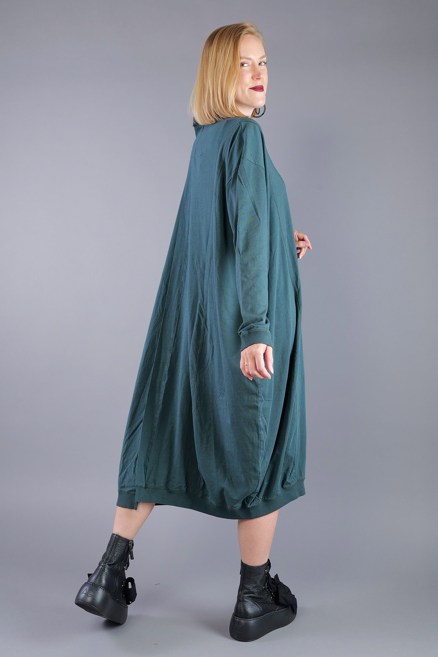 Jersey dress - Forest - 2263260907