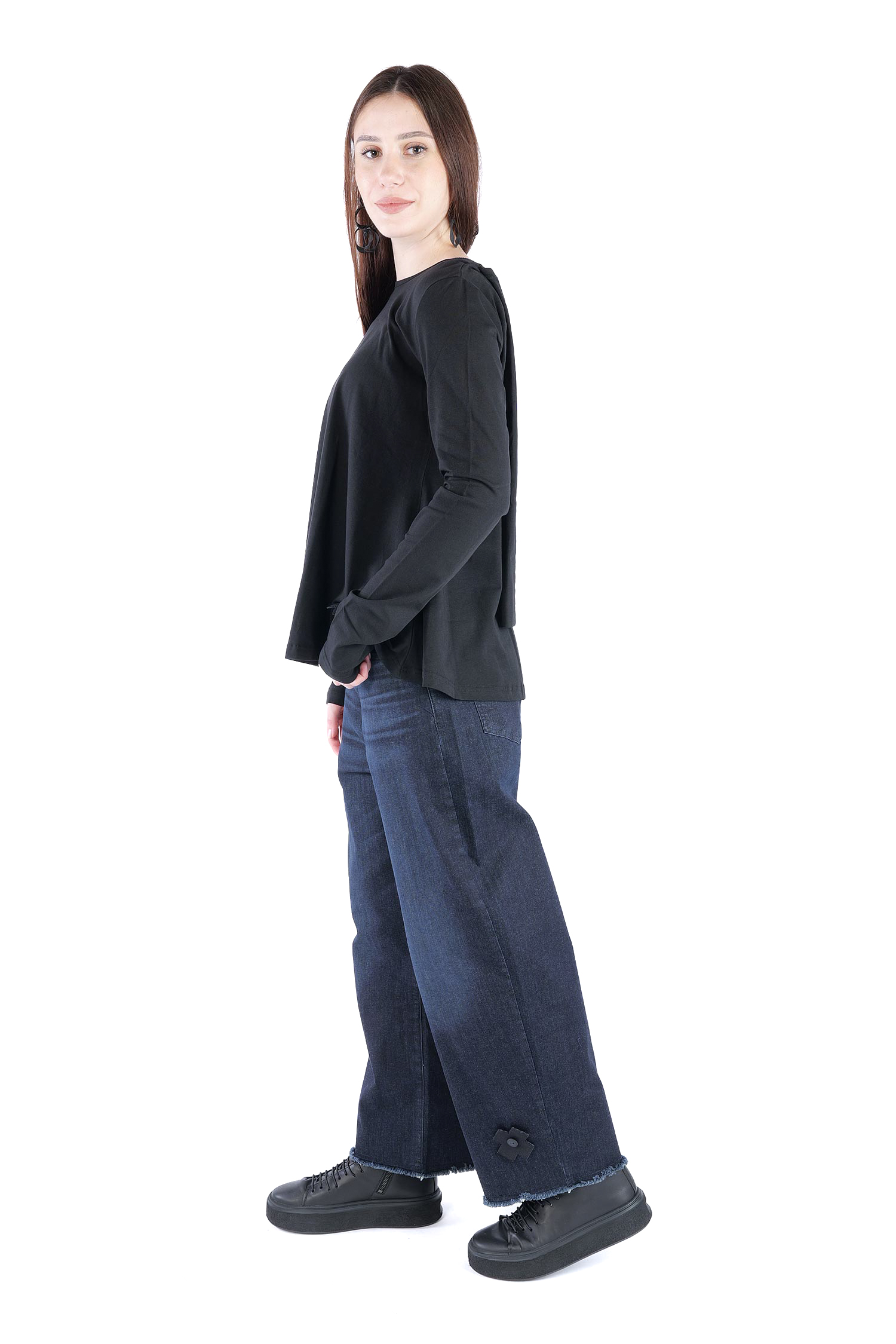 Wandelbarer Pullover - Schwarz - 5093