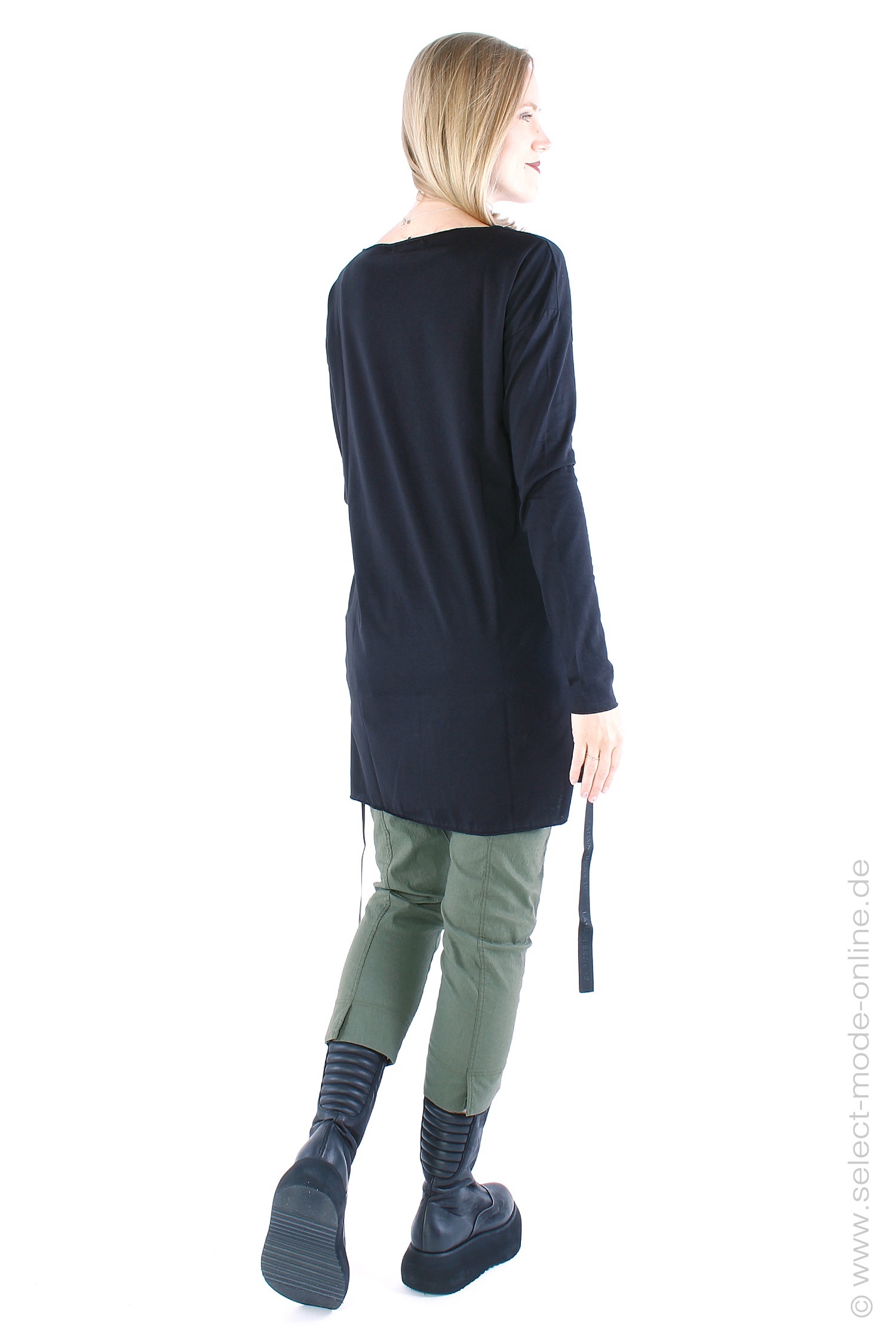 Jersey tunic - black