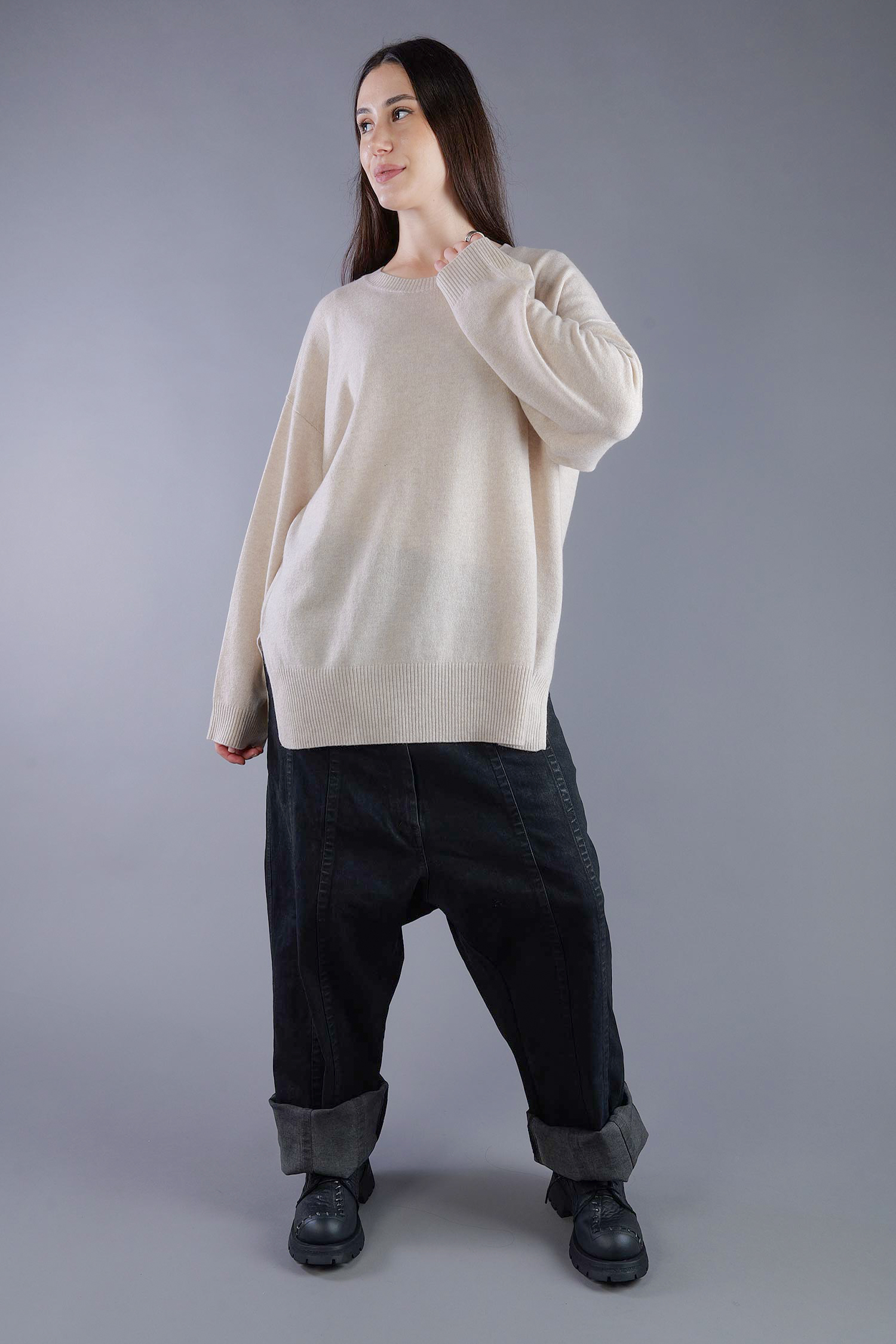 Kaschmir Pullover - Brazilian Sand - 24116A