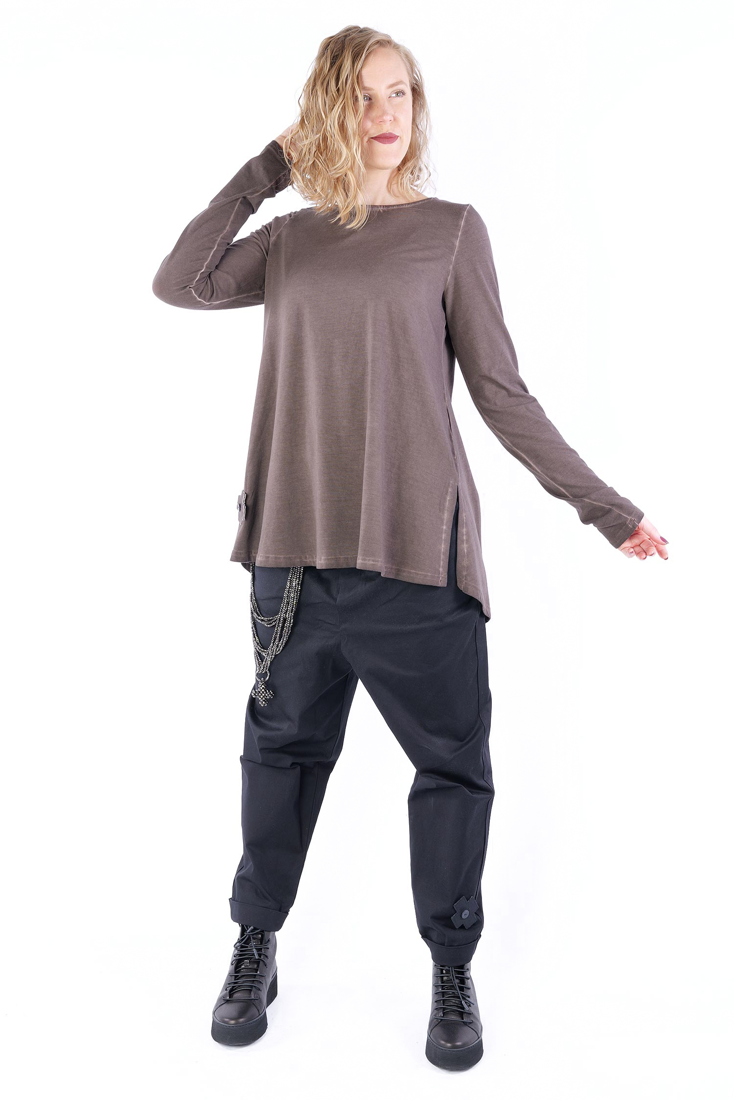 Jersey-Longsleeve - Chocolate - 5002