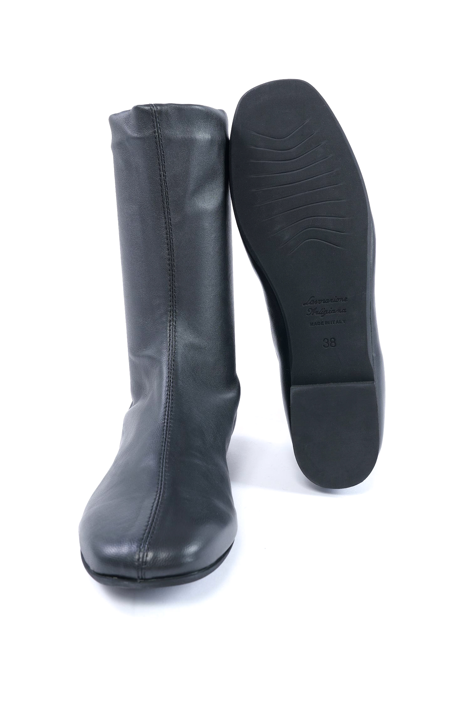 Flat boots - Black - 10853