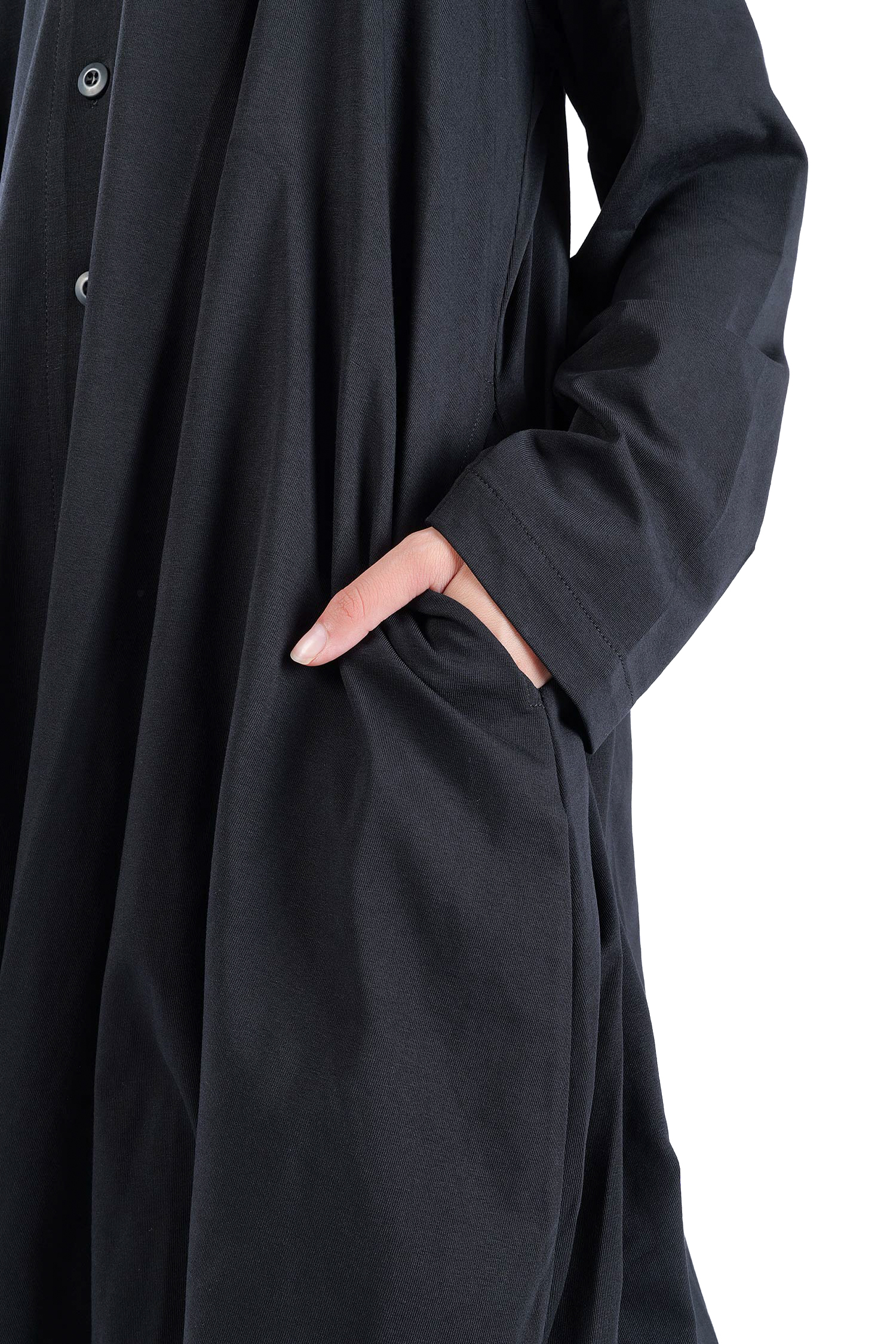 Mantelkleid - Schwarz - 26.2-KHS202