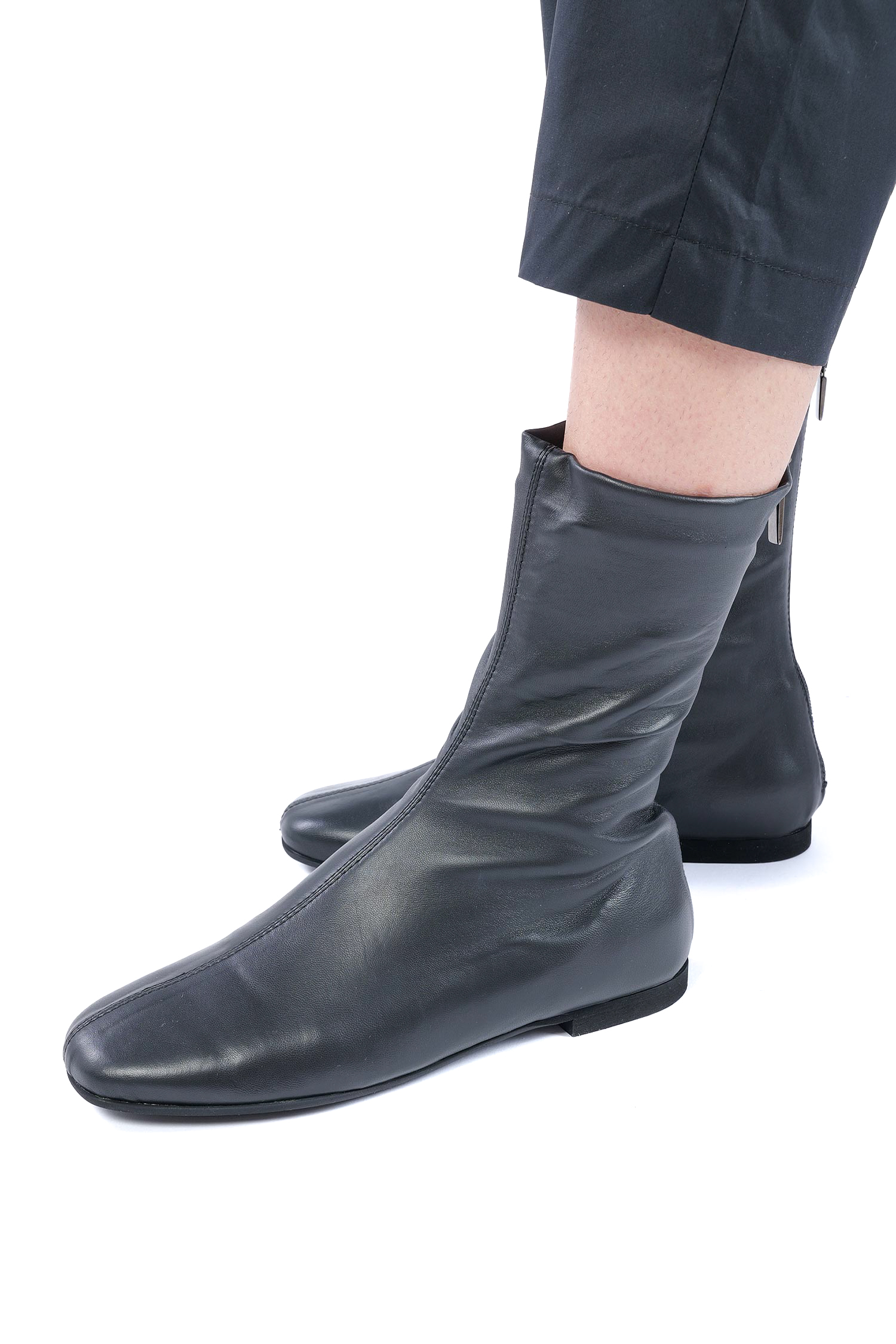 Flat boots - Black - 10853