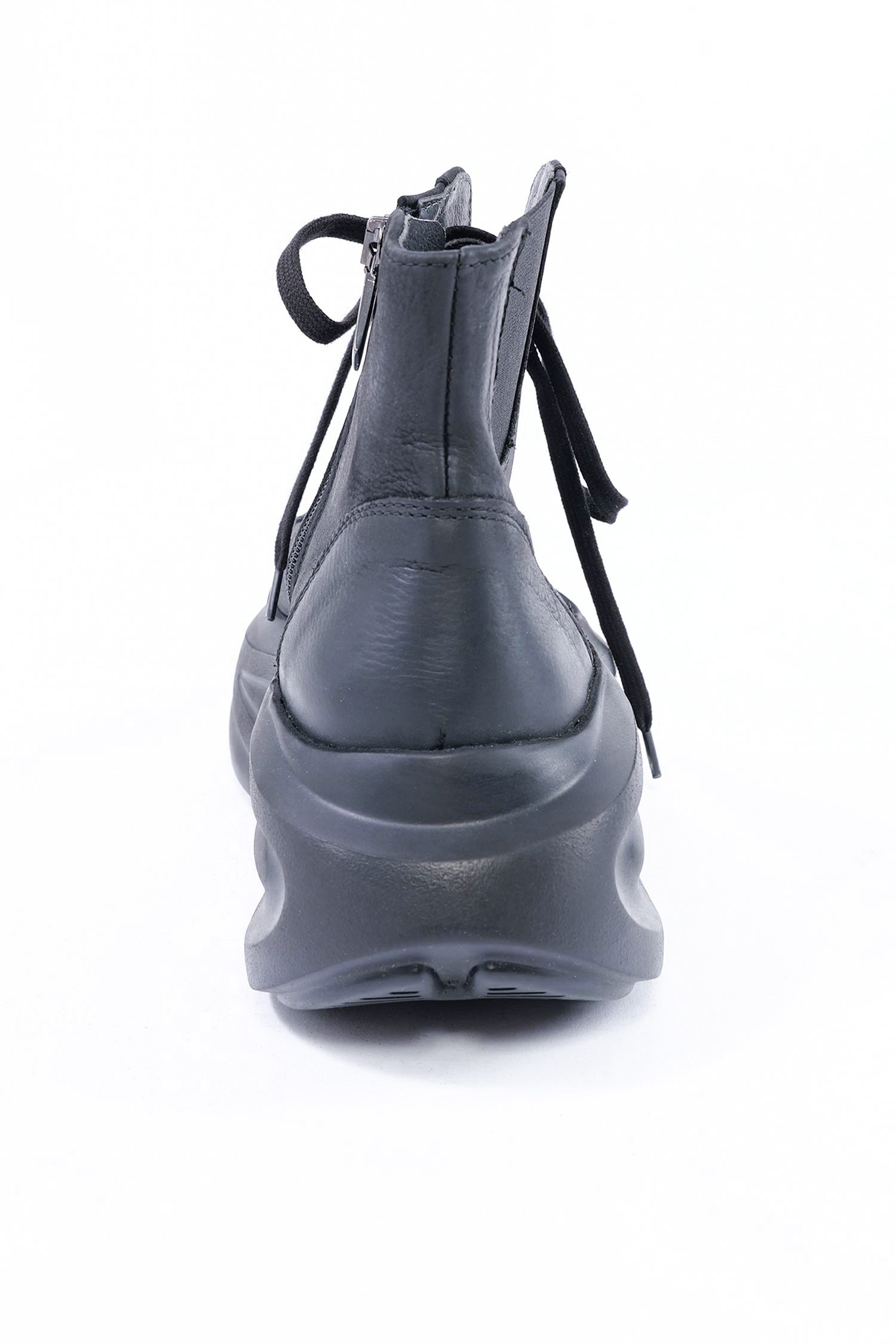 Leather boots - black - 7322