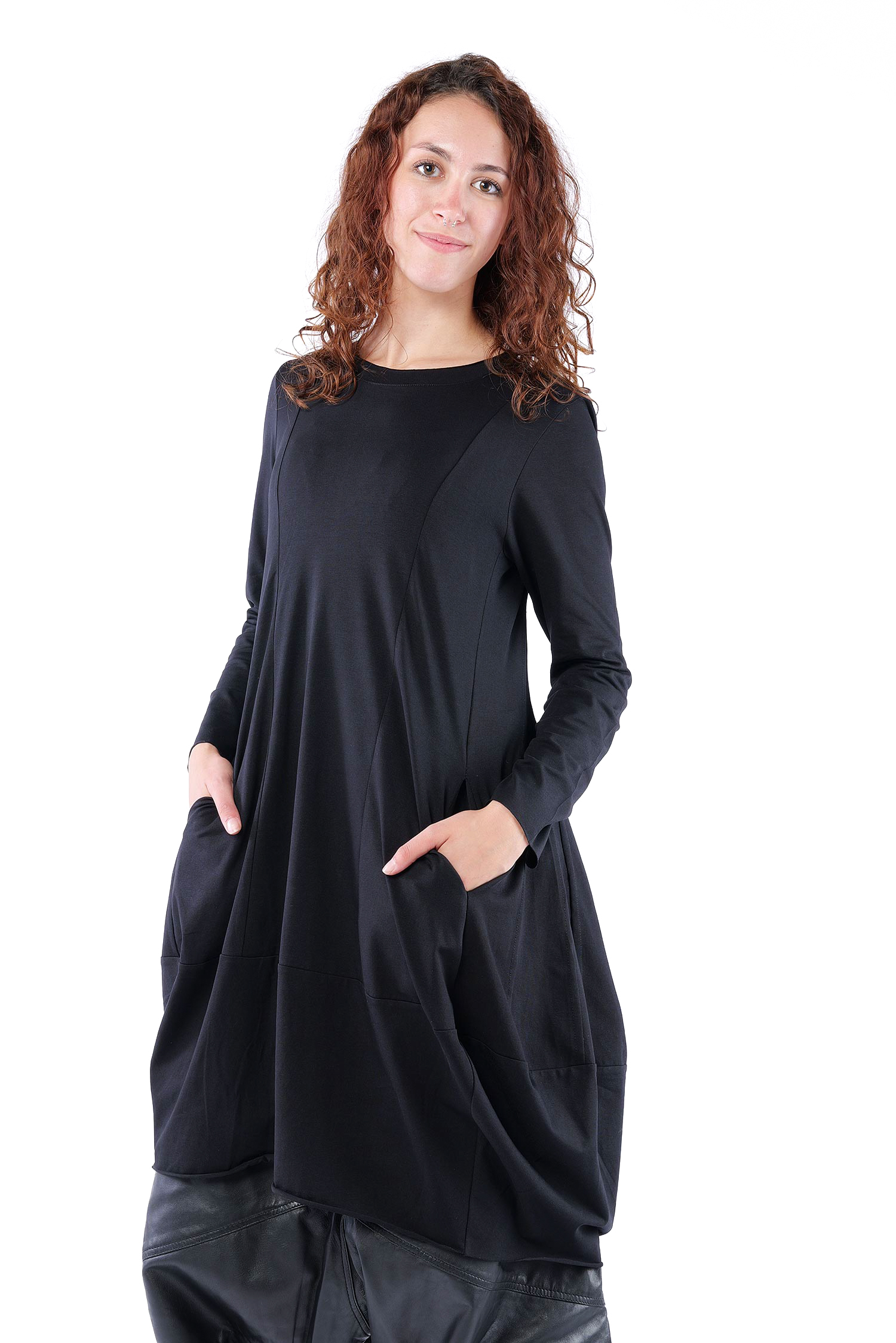 Tulpiger Pullover - Schwarz - 26.2-KHS208