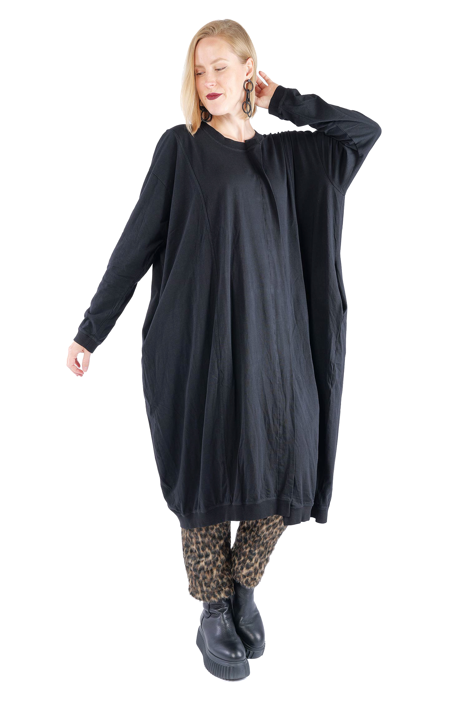 Jersey dress - Black - 2263260907