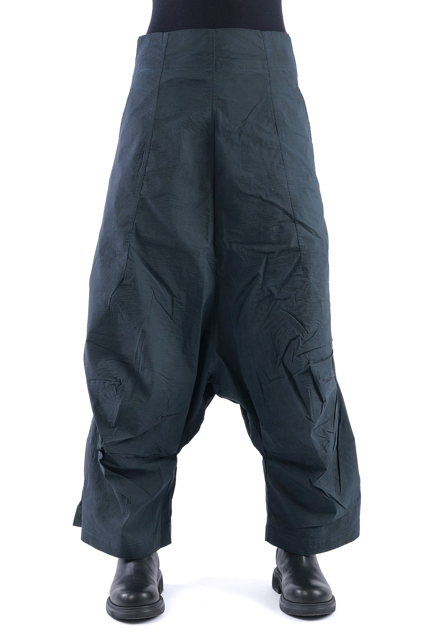 Weite Stretchhose - Petrol cloud - 2261240124