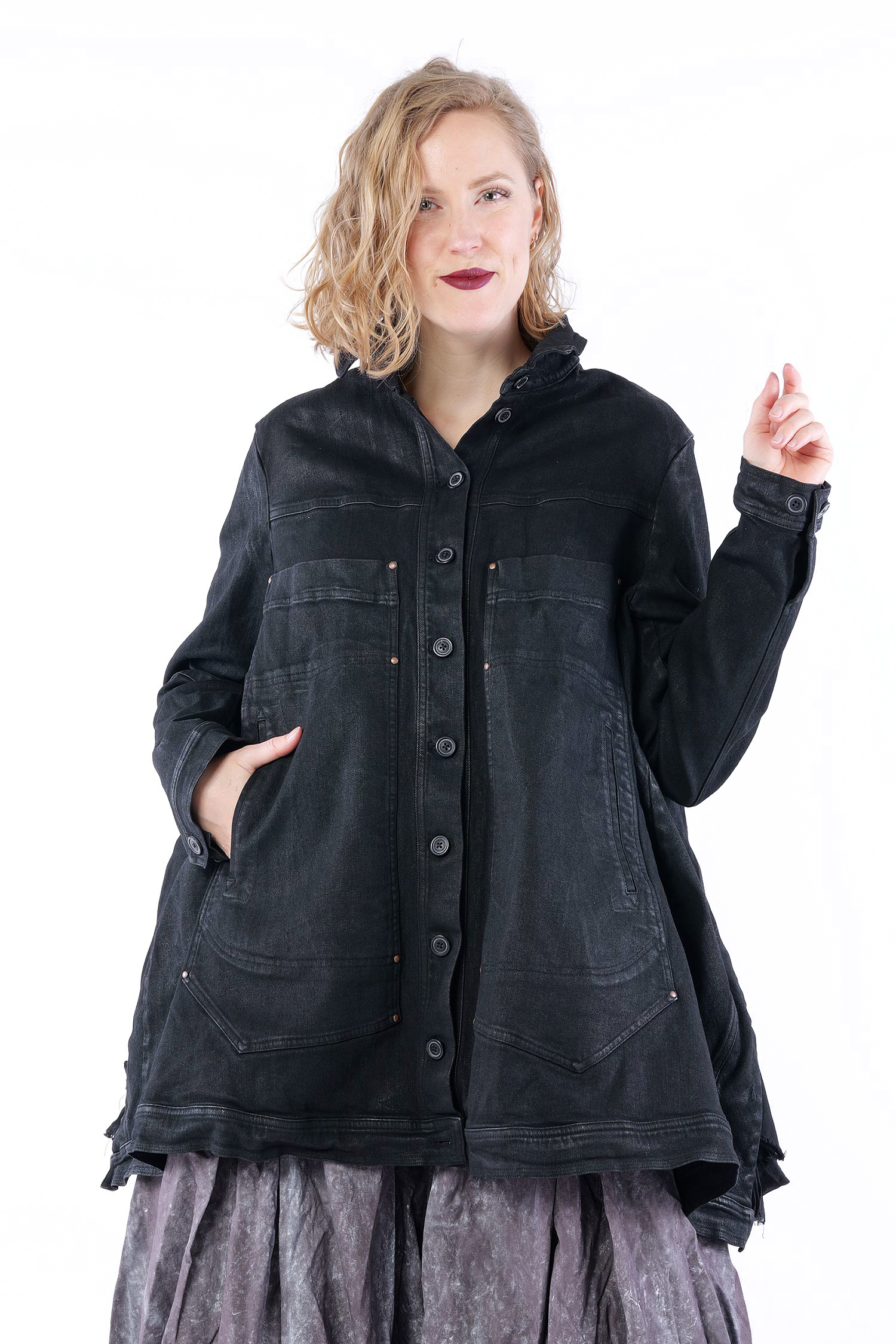 Mantel - Black gloss - 1262031228