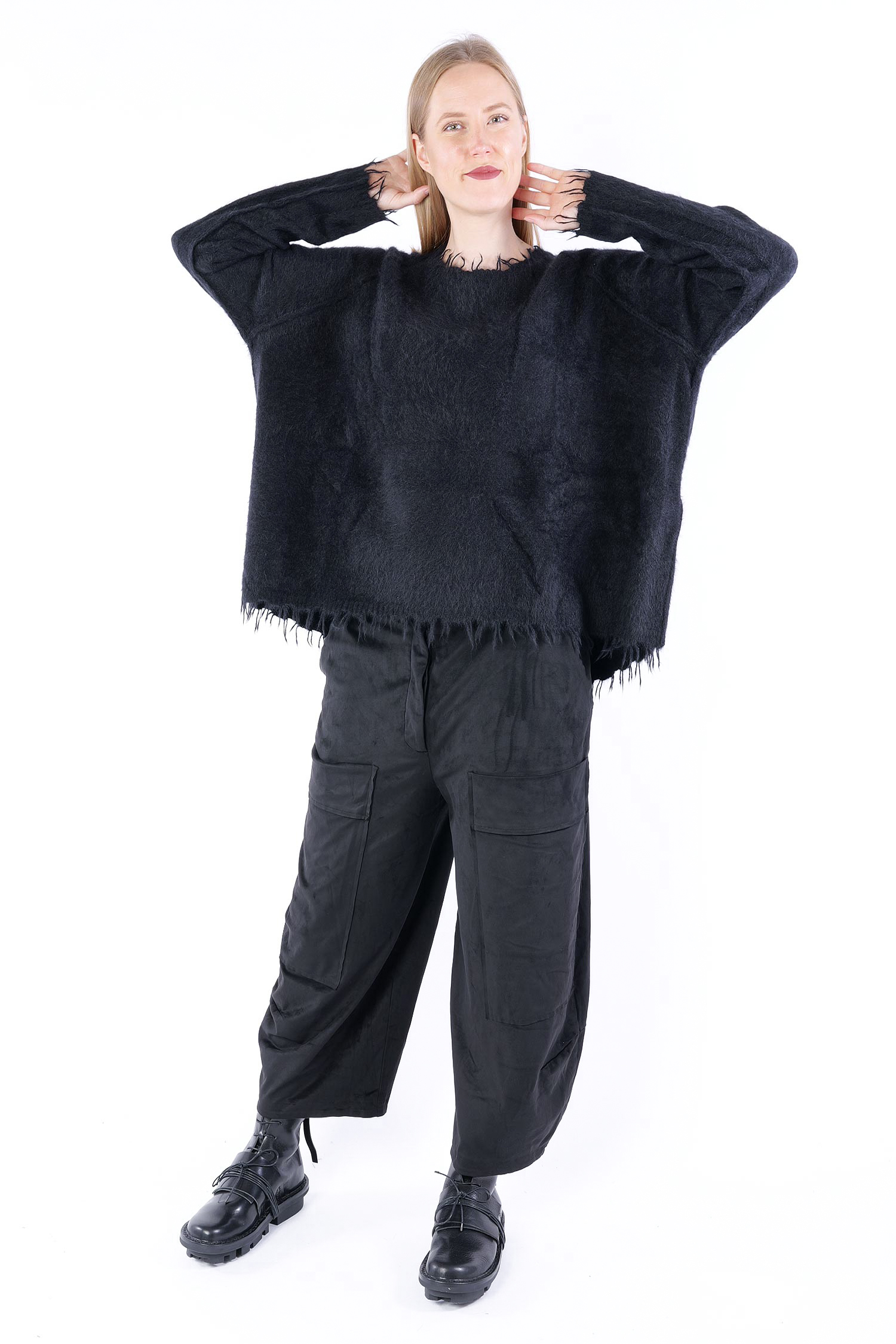 Super kuscheliger Pullover - Schwarz - 2252440703