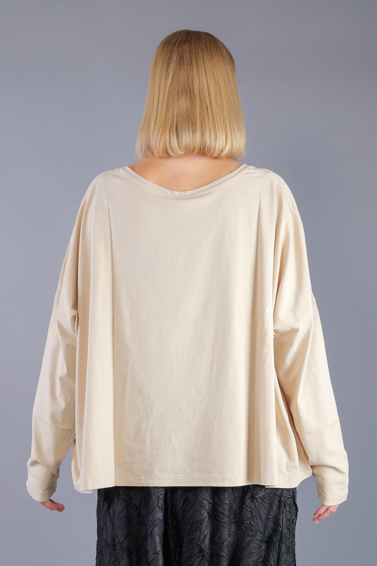 Oversized pullover with print - Forest print - 2263390503