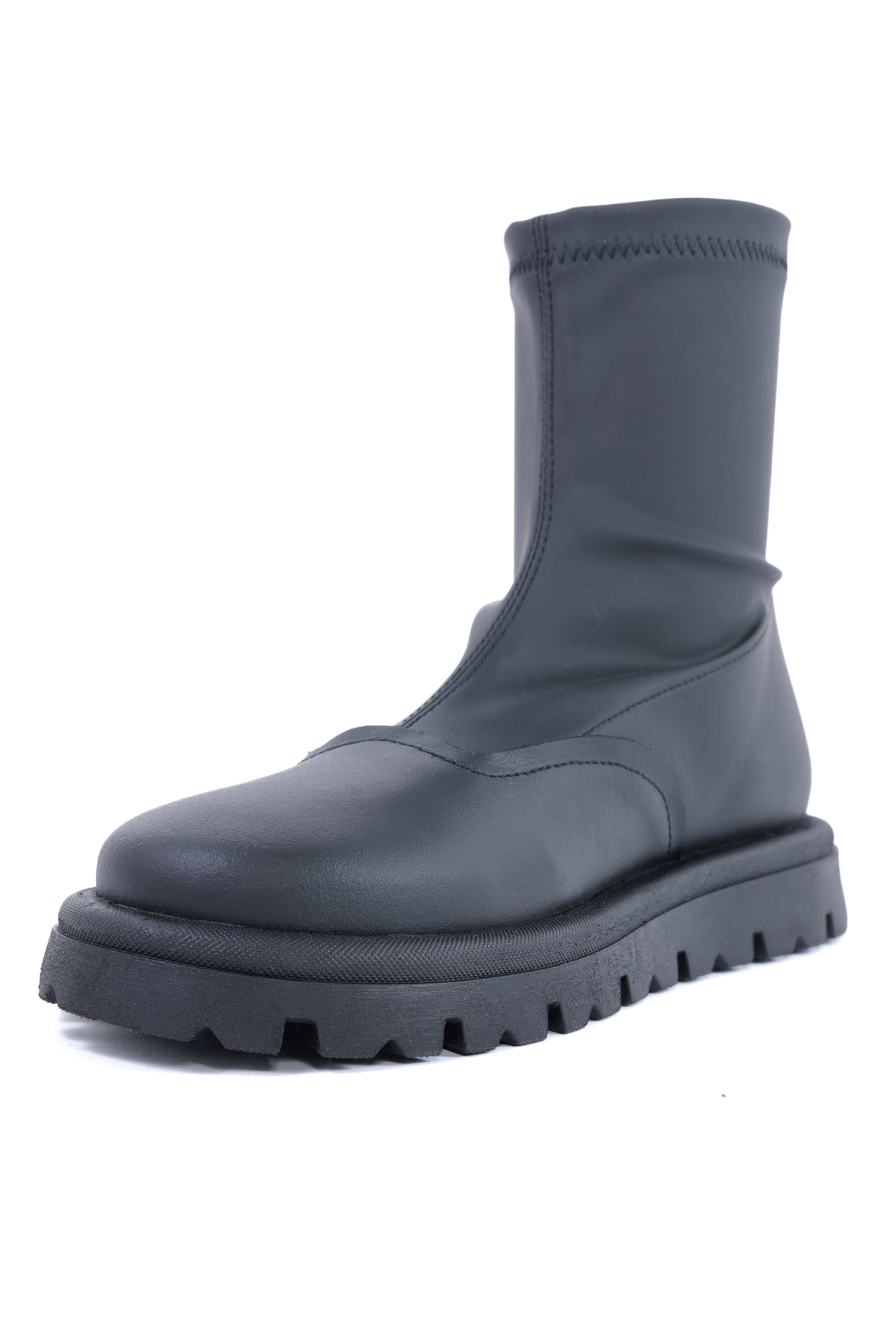 Stretchleder Boots - Schwarz - Alice