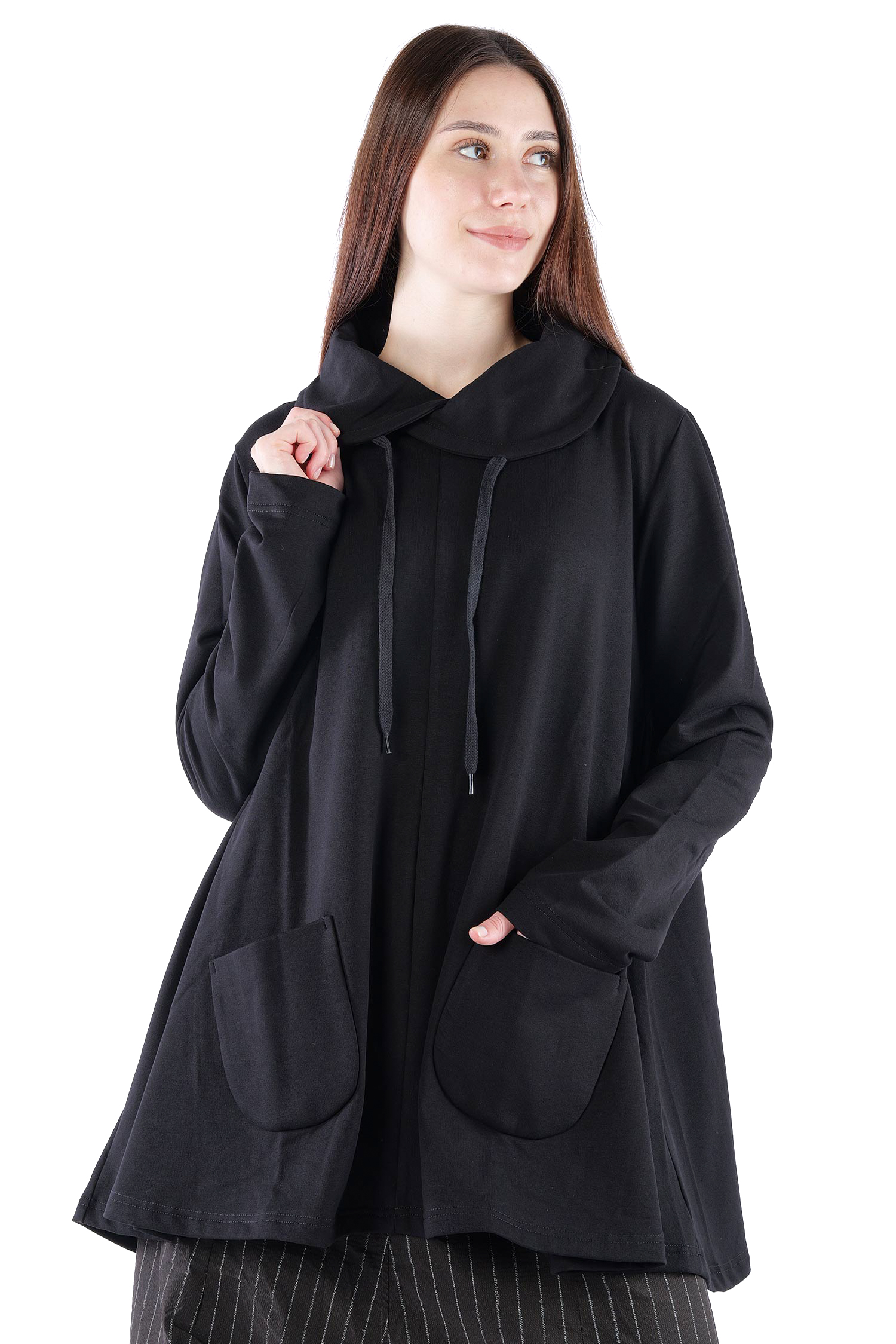 Sweatpullover - Schwarz - U1663-U