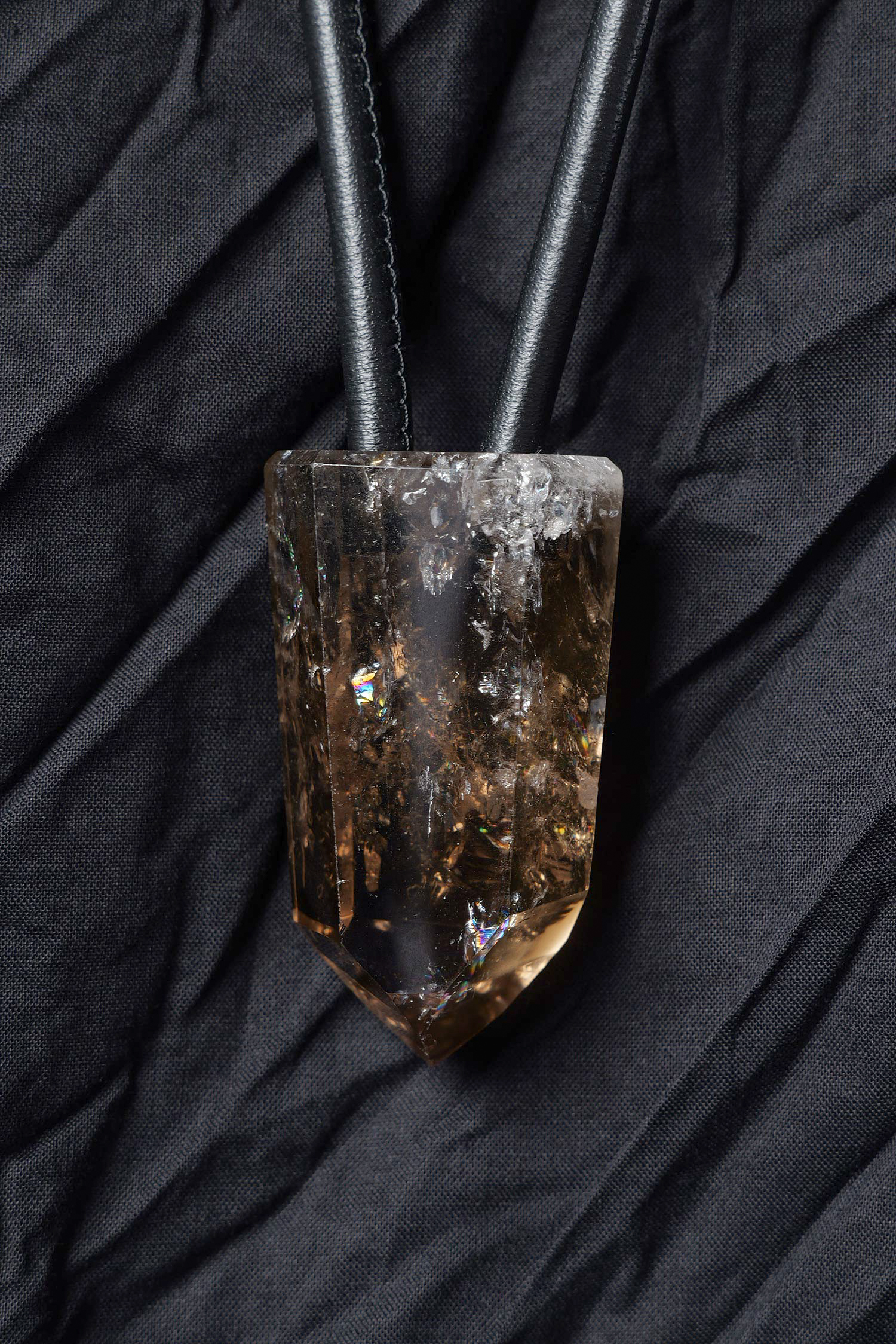 Rauchquarz Kette - DG090