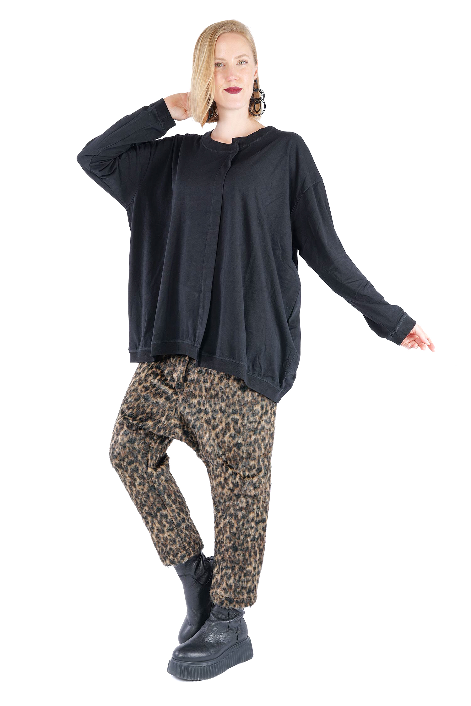 Jersey pullover - Black - 2263260506