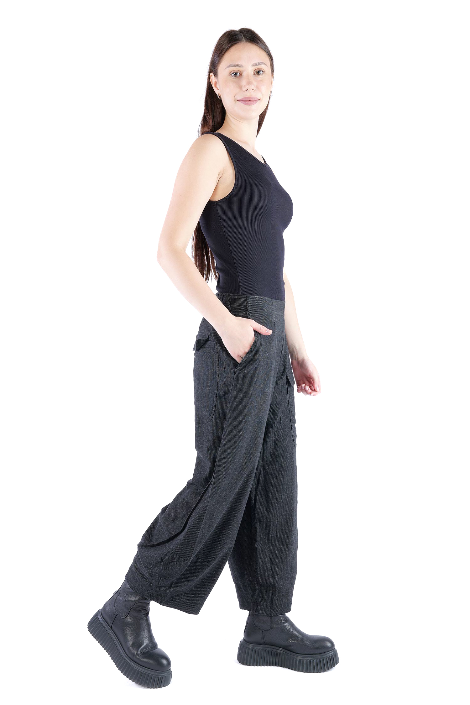 Nadelstreifen Hose - Black stripe - 2263410102