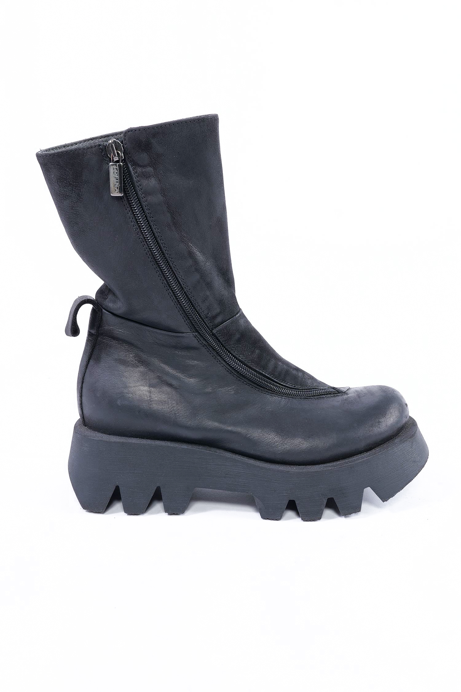 Leder Boots - schwarz - 8641