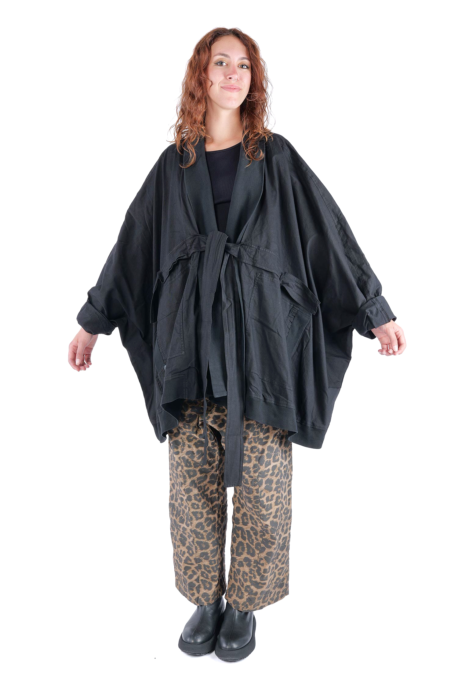 Oversize Jacke - Schwarz - 2262601108