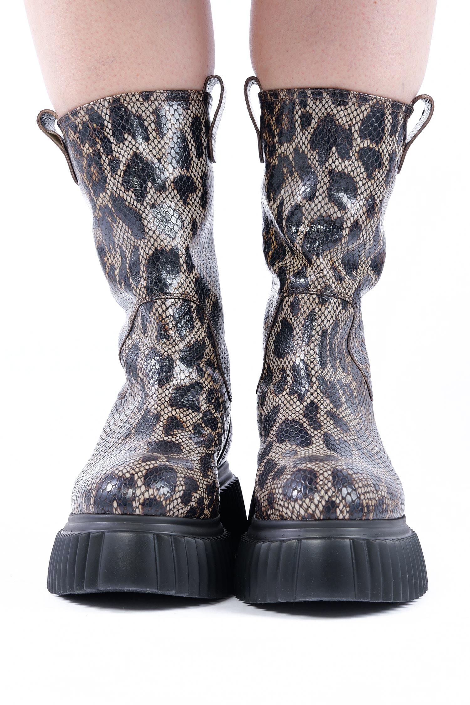 Leo Stiefeletten - Leo / Taupe-Nero - Milagros