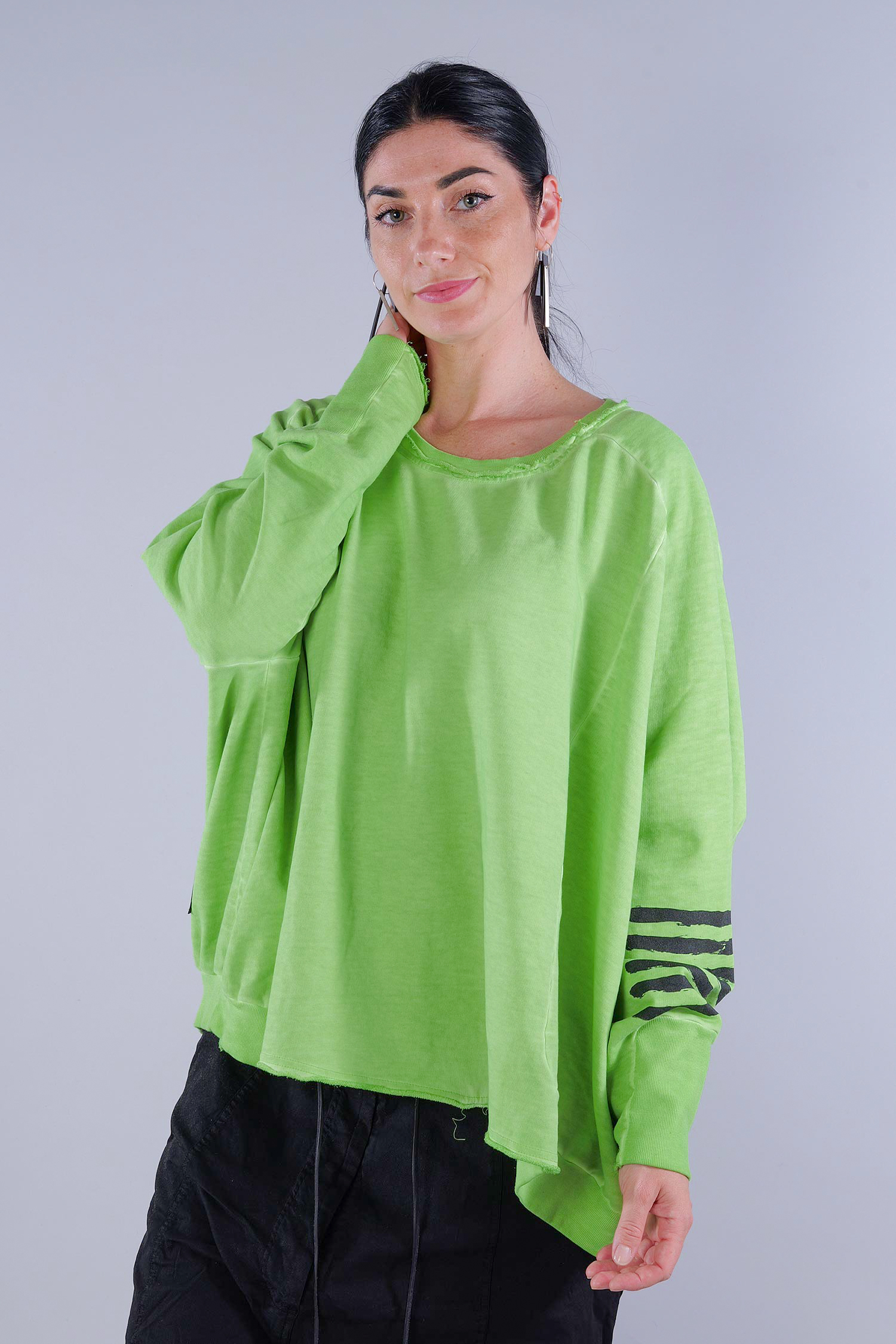 Sweatpullover - Pistachio print - 2105