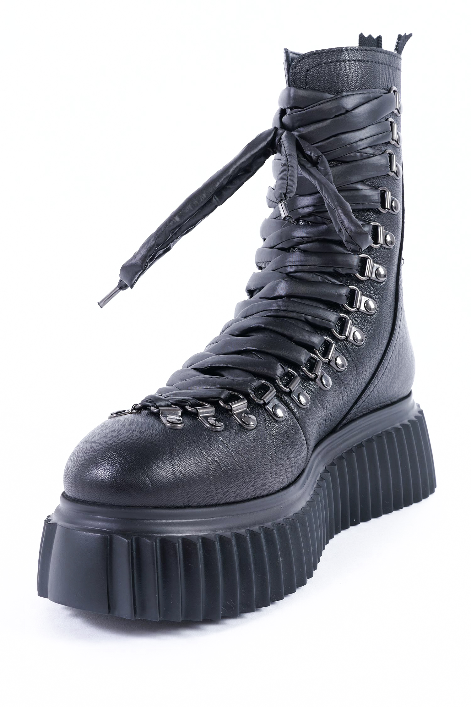 Schnür-Boots - Schwarz - Dromo