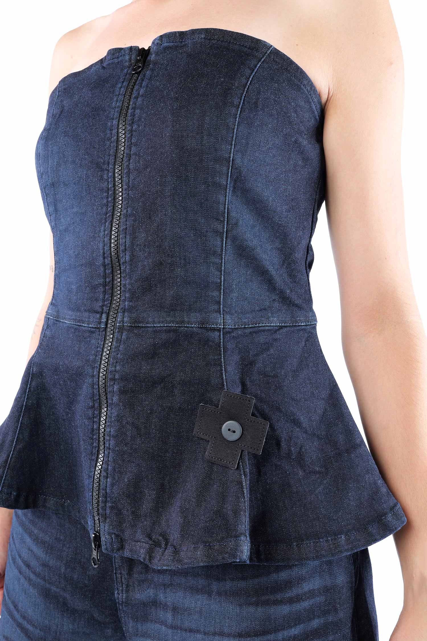 Jeans Korsage - Darkblue - 4037