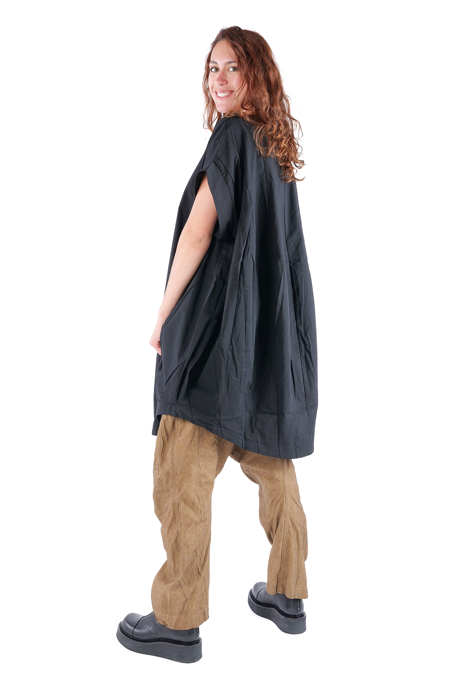 Oversize Tunika - Schwarz - 5052