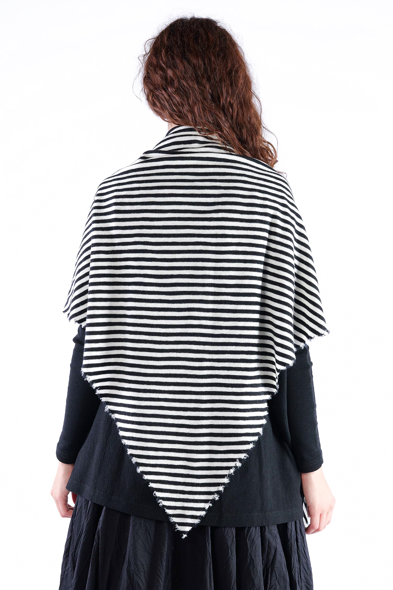 Dreieckstuch - white/black-schmal - 1063