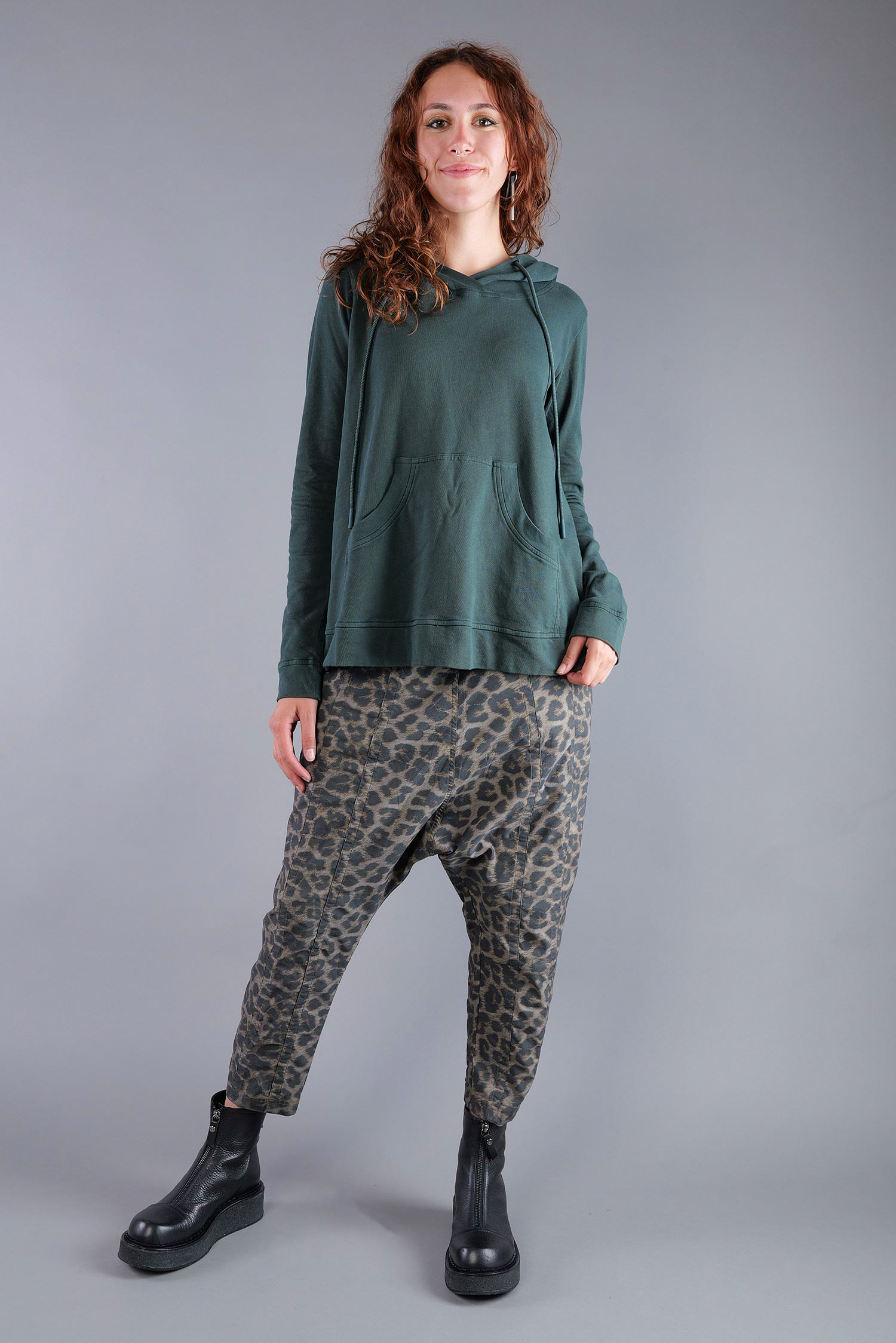 A-line sweater - Forest - 2263290518