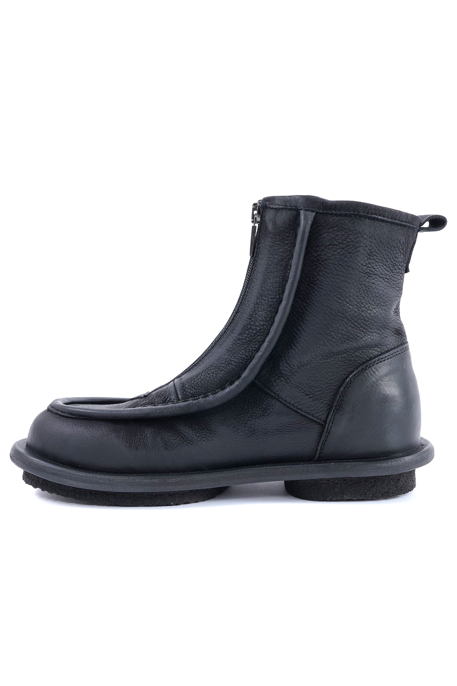 Mokassin Stiefel - Schwarz - 10303