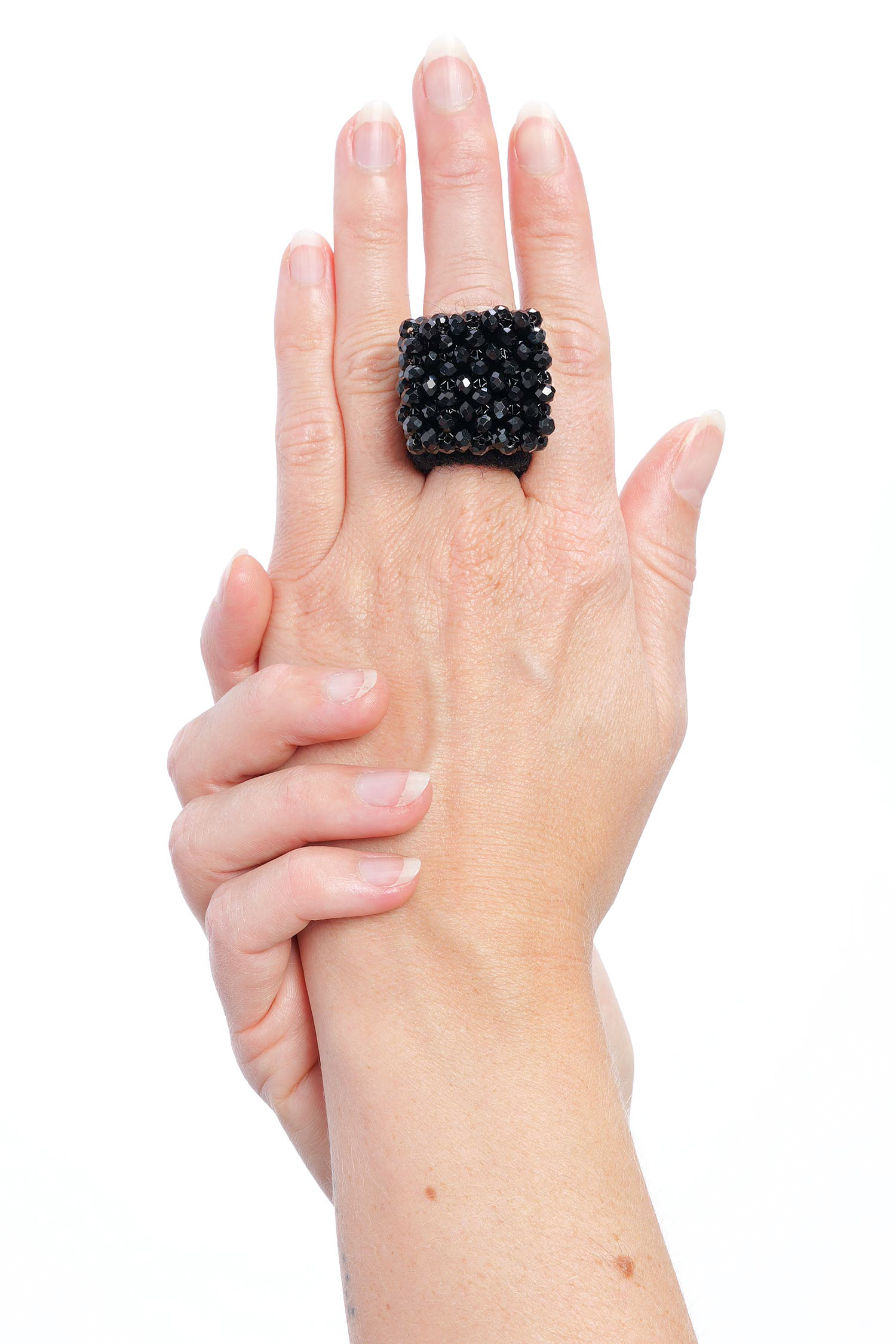 Square ring - black - 1807