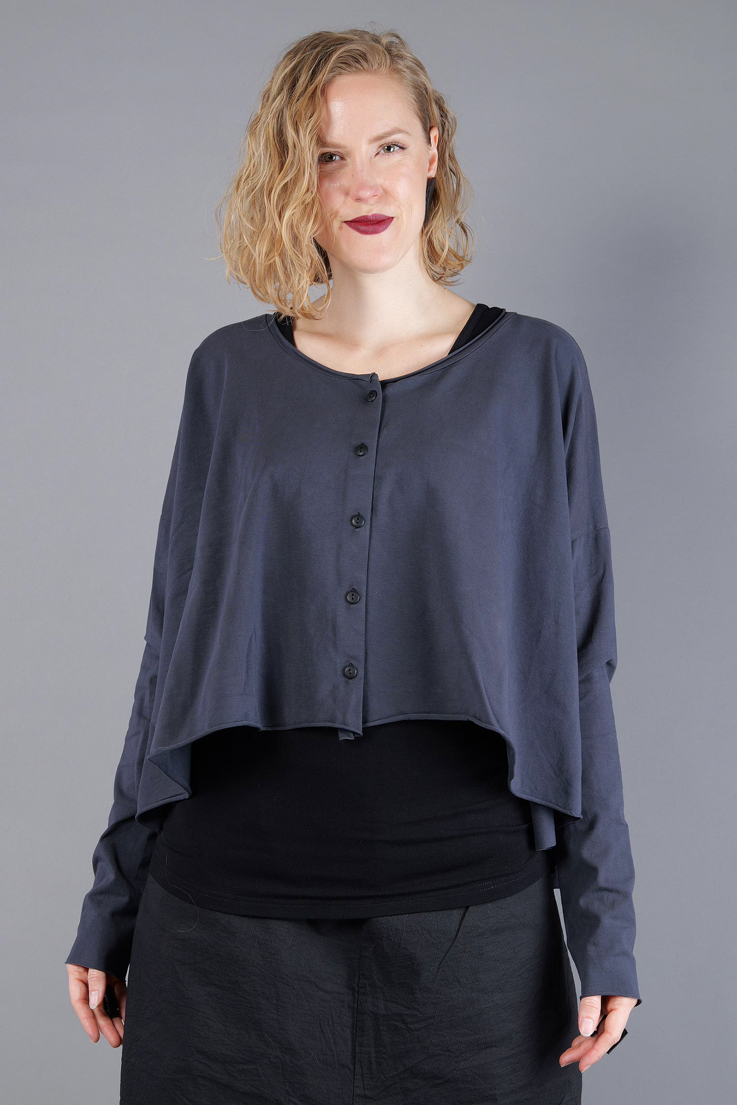 Oversize Jerseyjacke - Satt - Soulviel