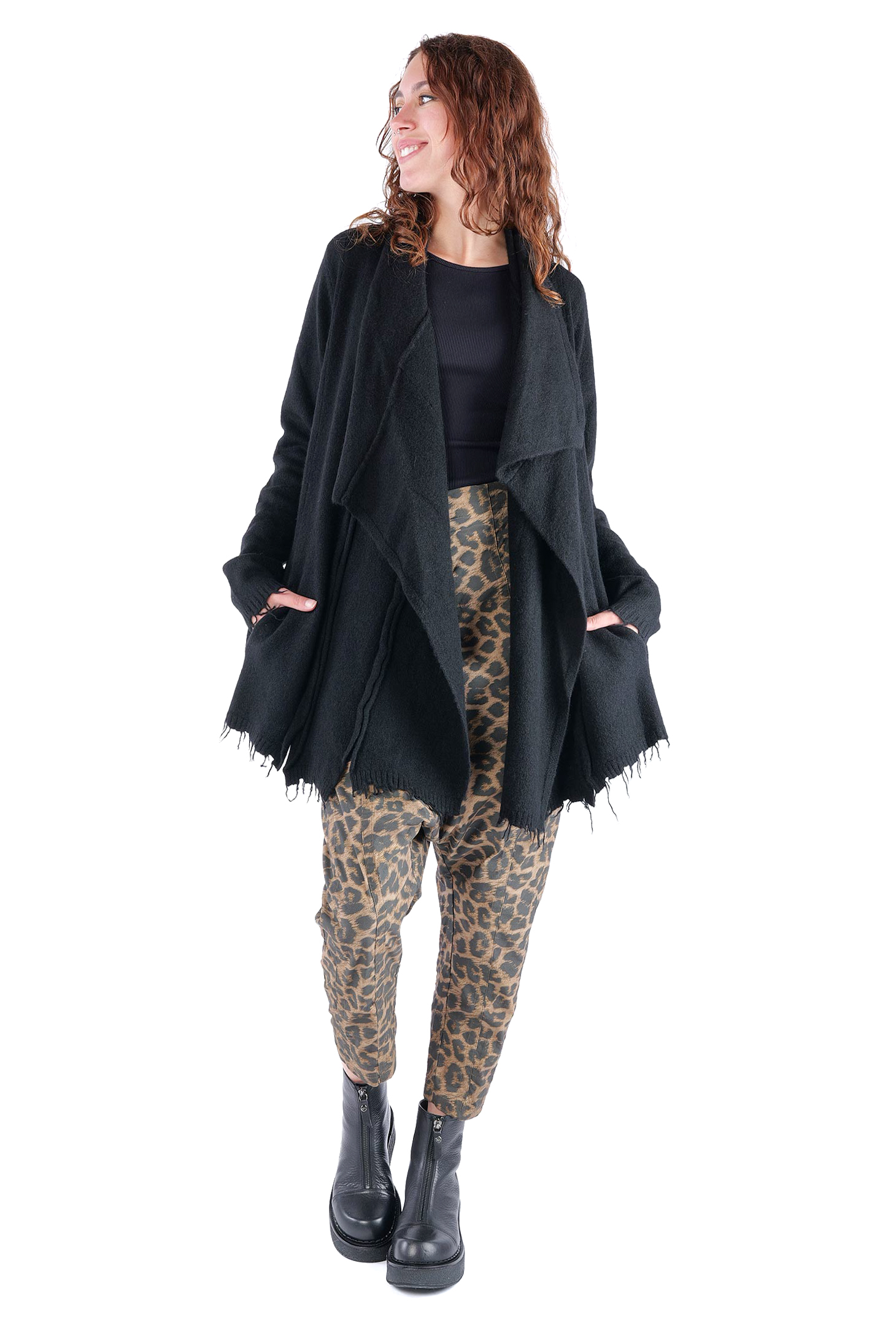Strickjacke - Schwarz - 2261537105